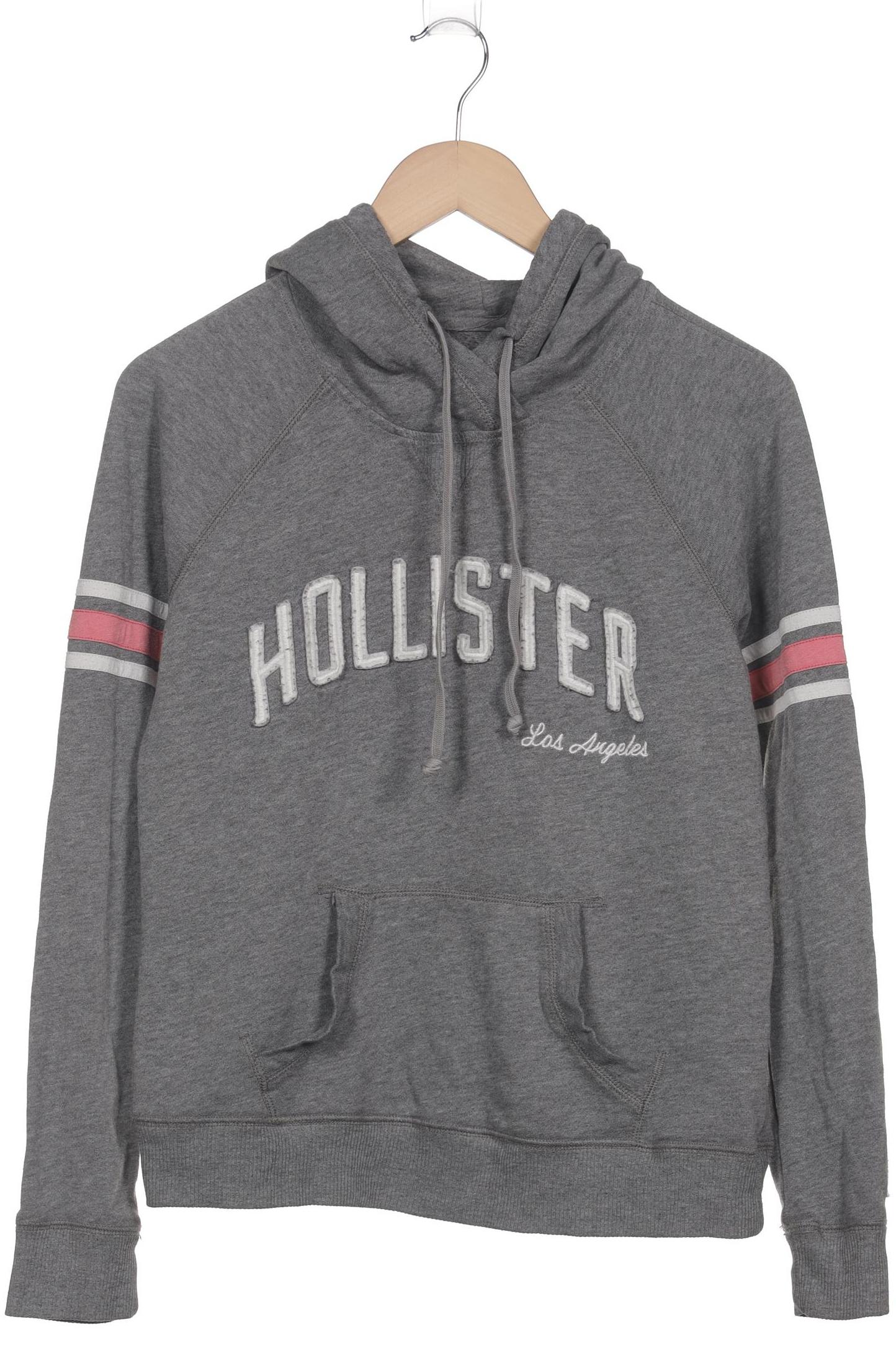 

Hollister Damen Kapuzenpullover, grau, Gr. 38