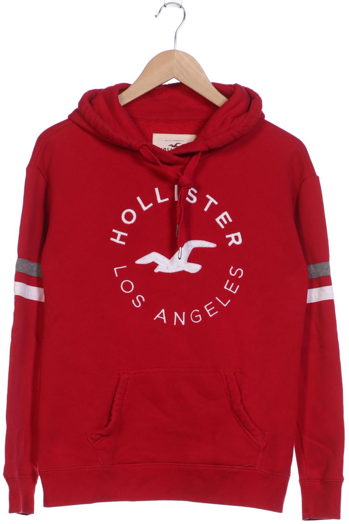 

Hollister Damen Kapuzenpullover, rot, Gr. 36