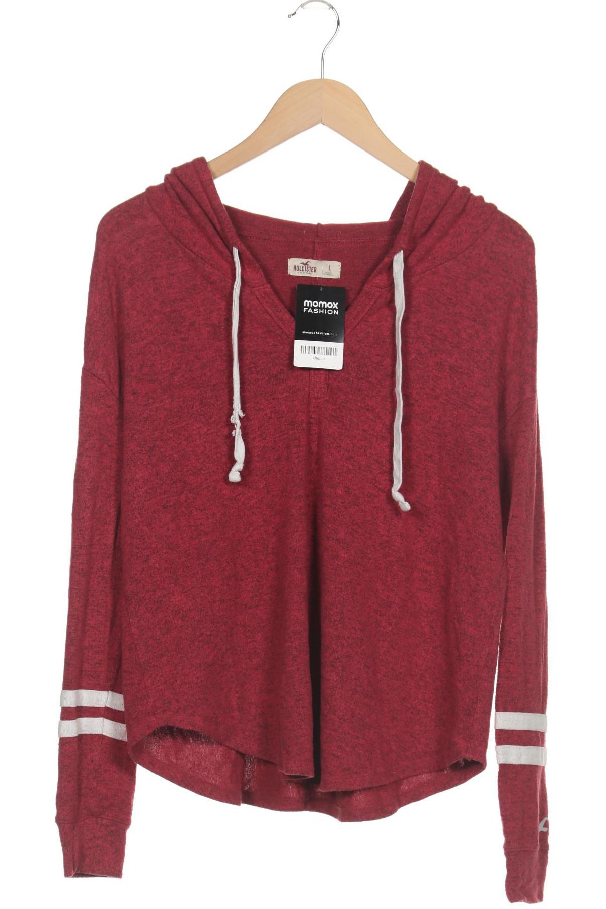 

Hollister Damen Kapuzenpullover, rot, Gr. 42