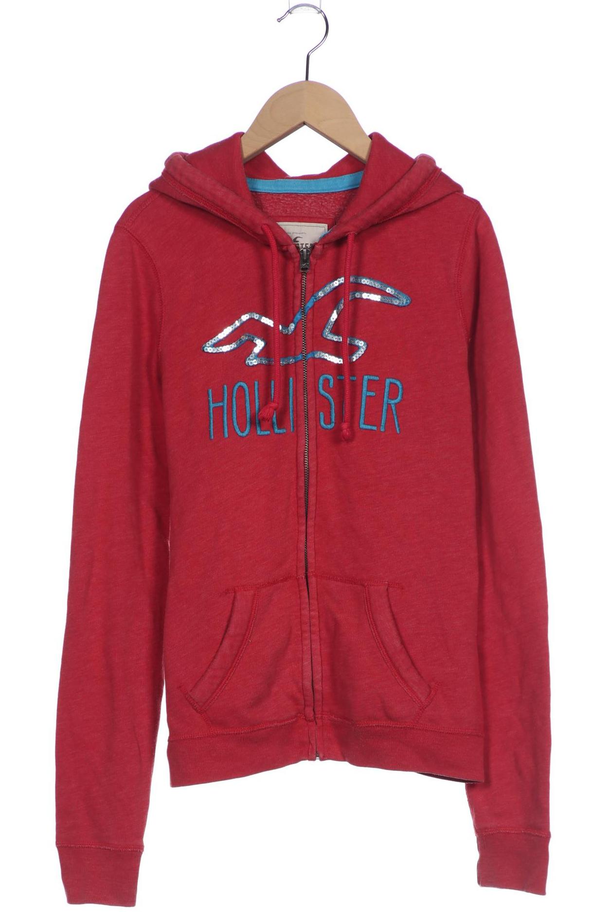 

Hollister Damen Kapuzenpullover, rot, Gr. 38
