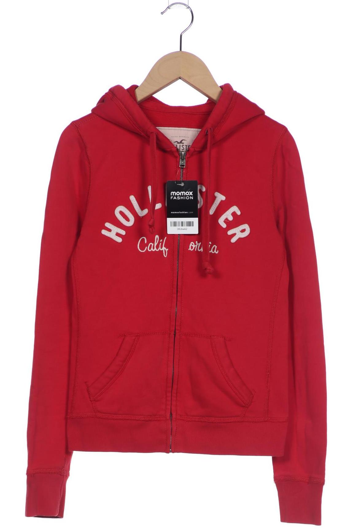 

Hollister Damen Kapuzenpullover, rot, Gr. 36