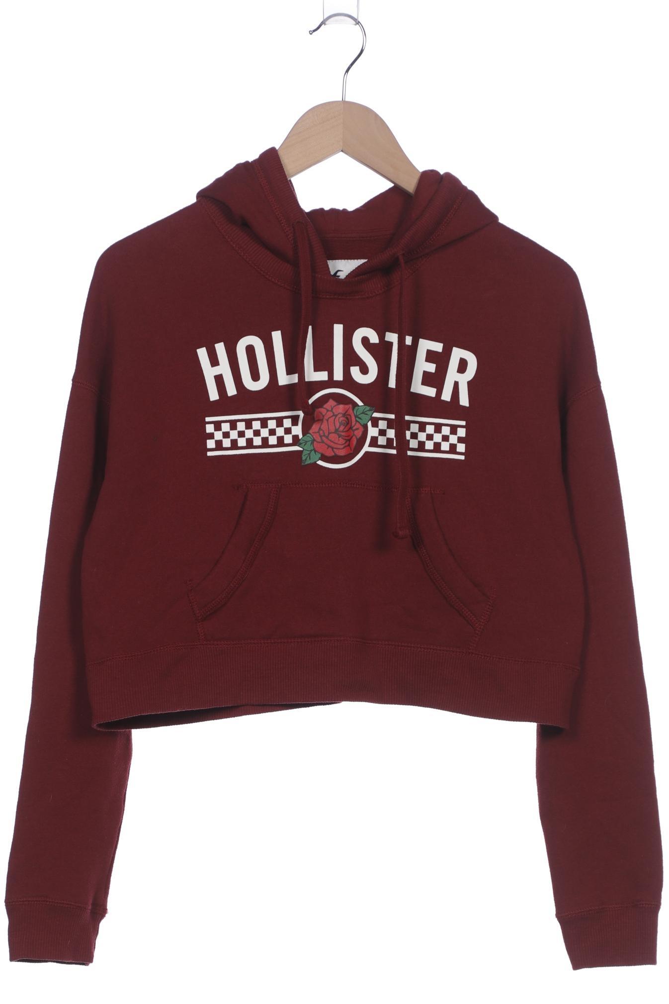 

Hollister Damen Kapuzenpullover, bordeaux, Gr. 34