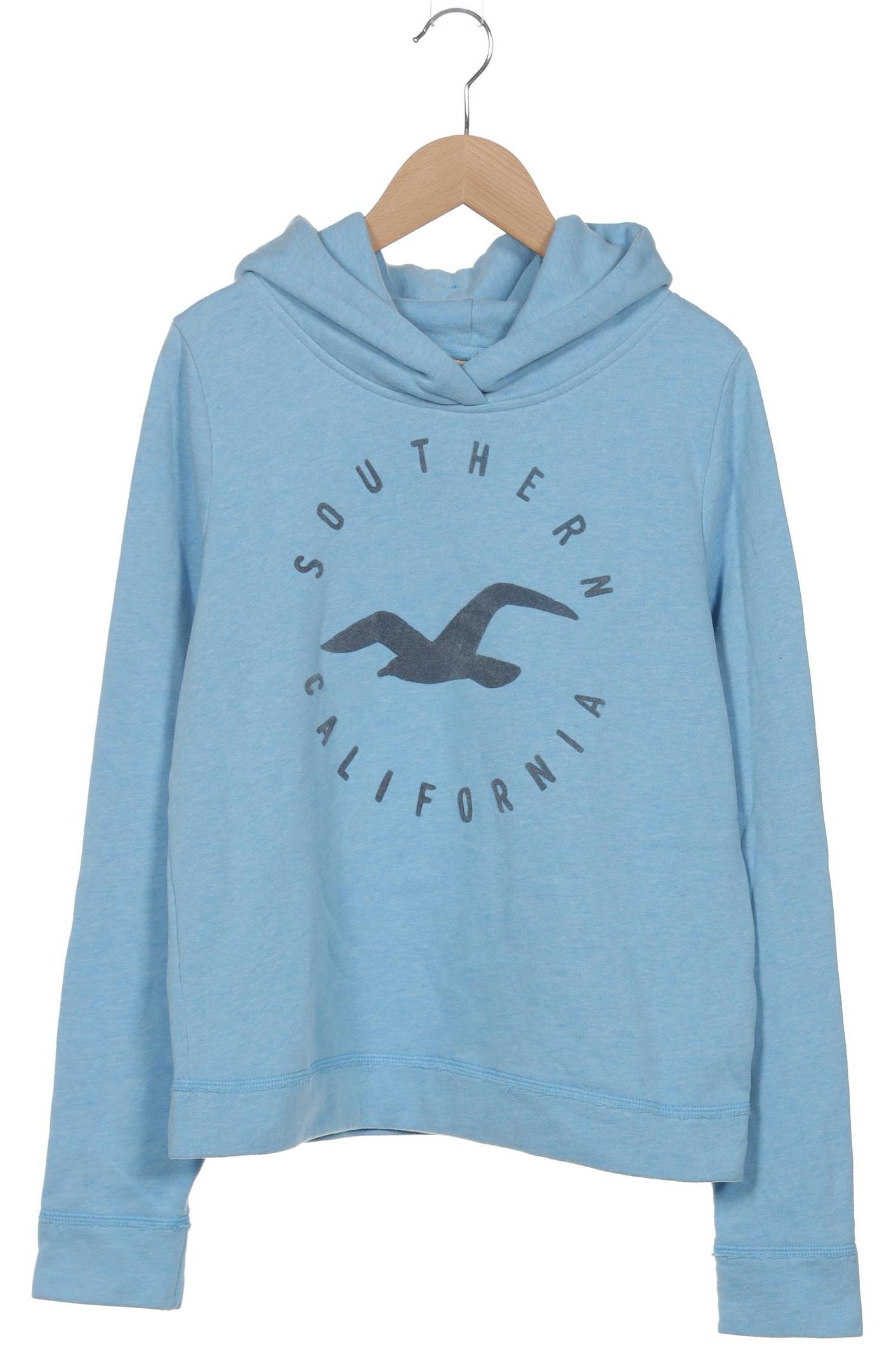 

Hollister Damen Kapuzenpullover, blau, Gr. 38