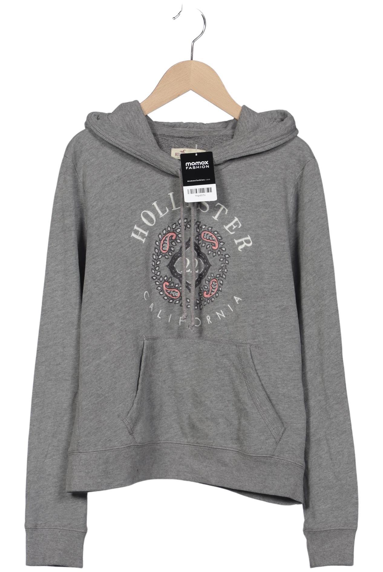 

Hollister Damen Kapuzenpullover, grau, Gr. 38