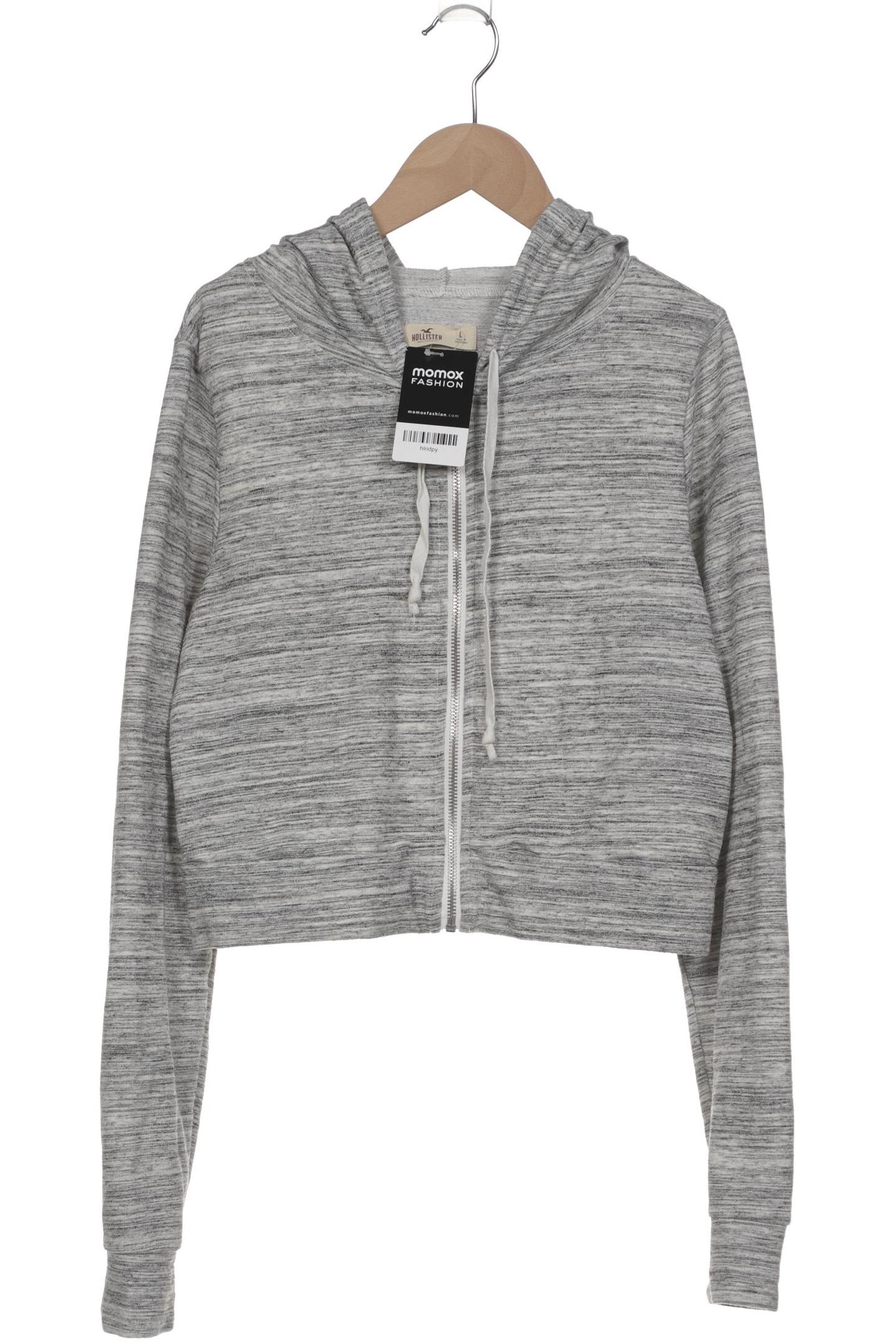 

Hollister Damen Kapuzenpullover, grau, Gr. 42
