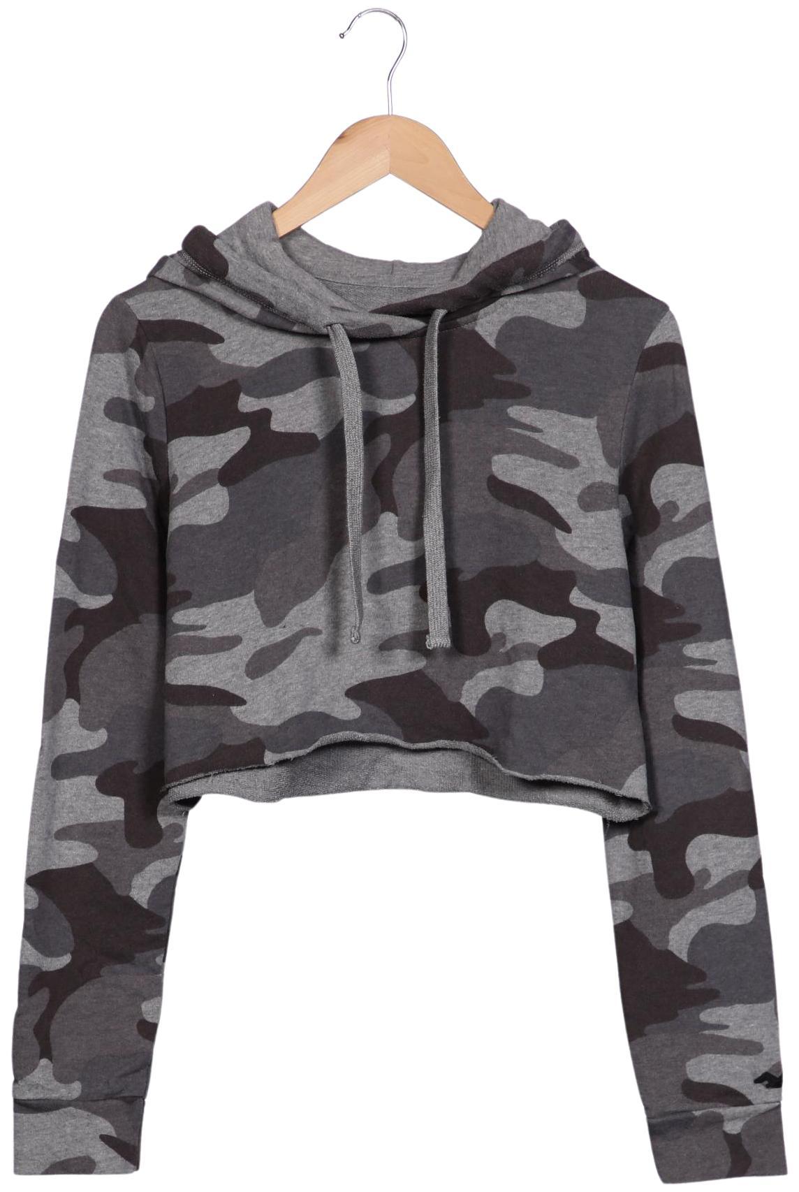 

Hollister Damen Kapuzenpullover, grau, Gr. 36