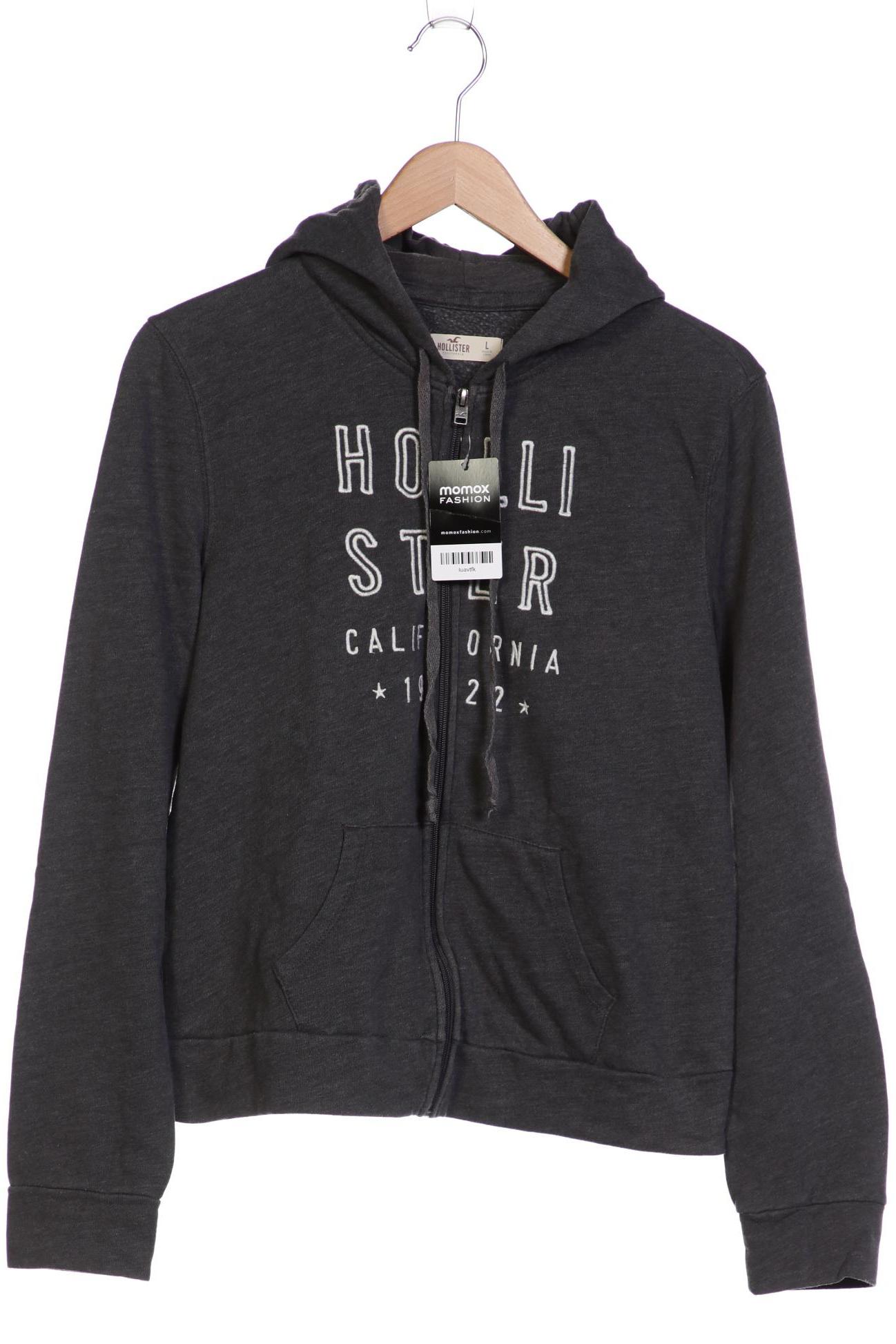 

Hollister Damen Kapuzenpullover, grau, Gr. 42