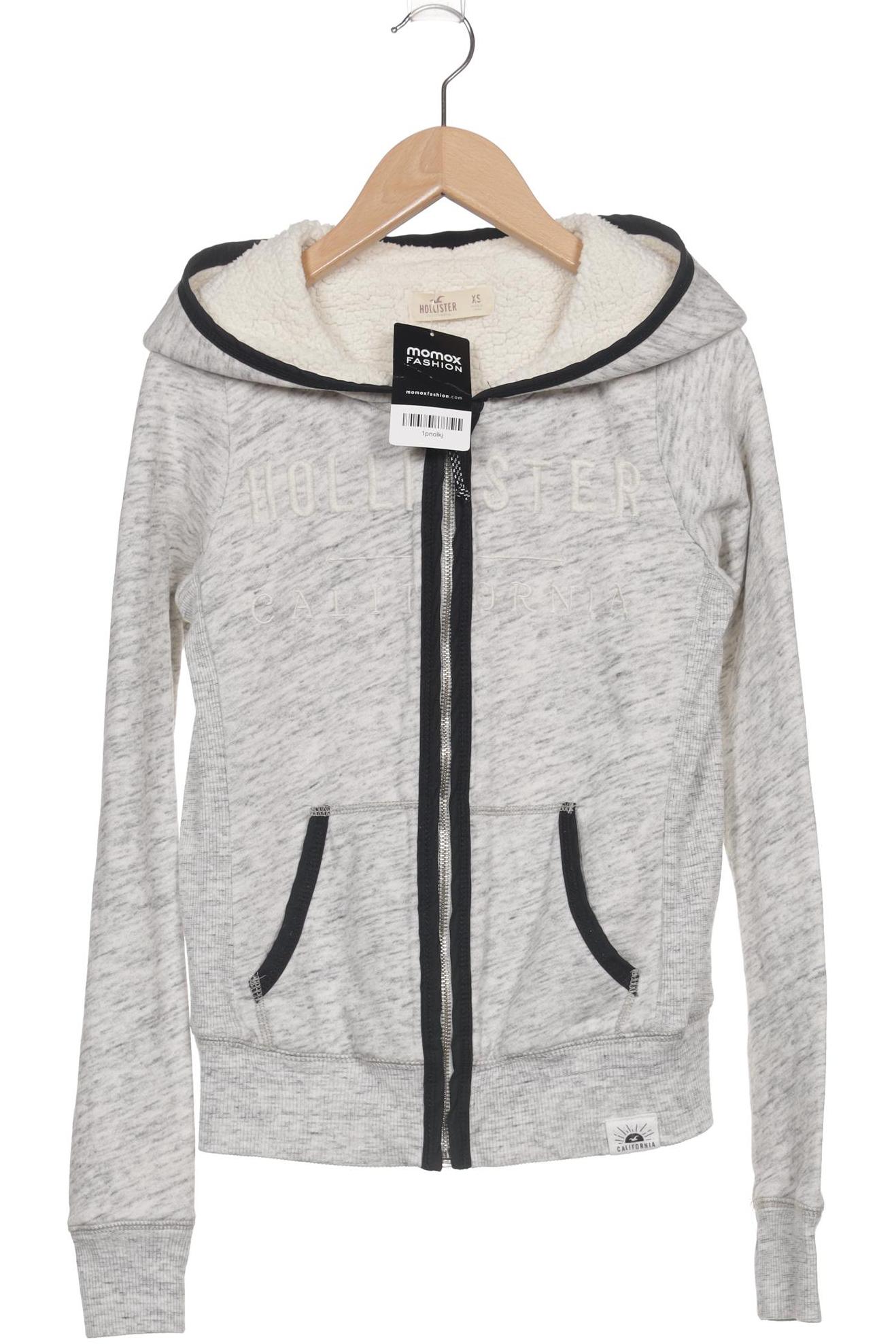 

Hollister Damen Kapuzenpullover, grau, Gr. 34