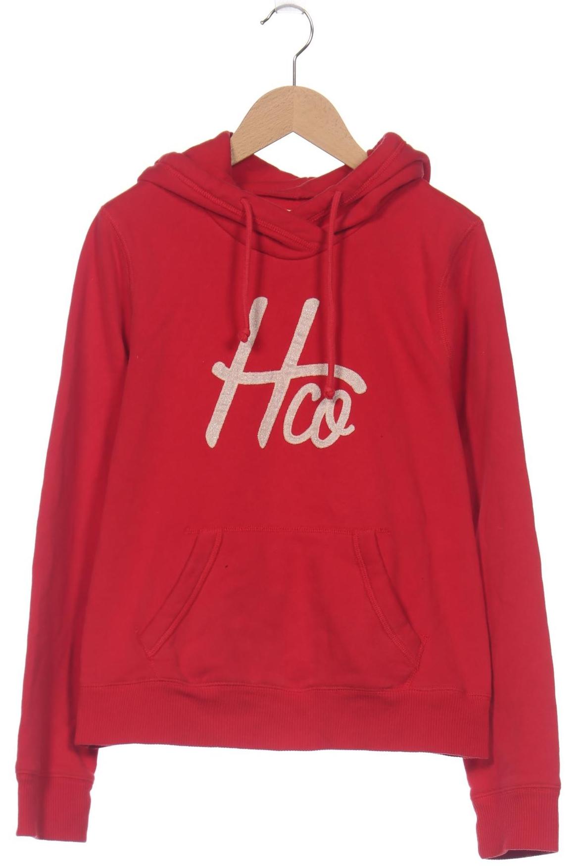 

Hollister Damen Kapuzenpullover, rot, Gr. 42