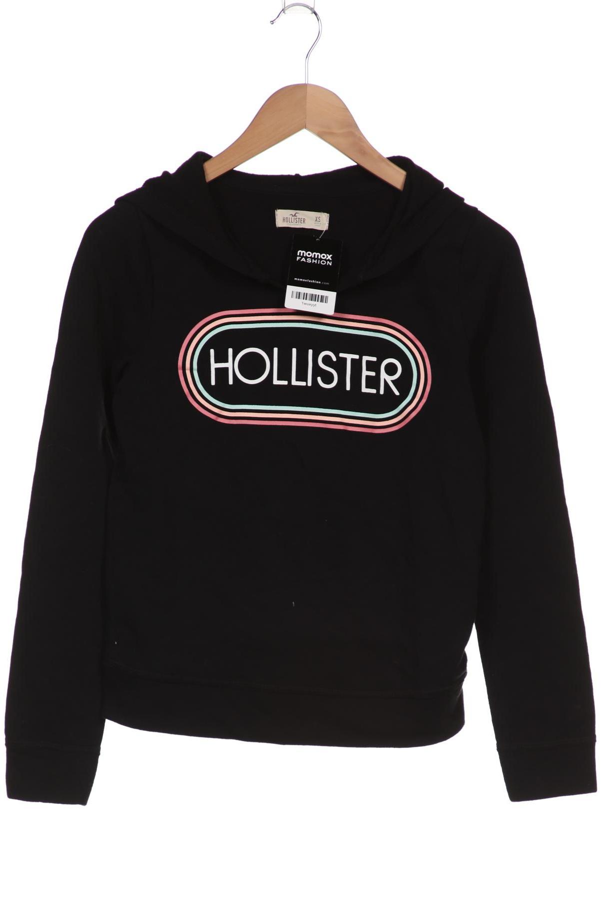 

Hollister Damen Kapuzenpullover, schwarz