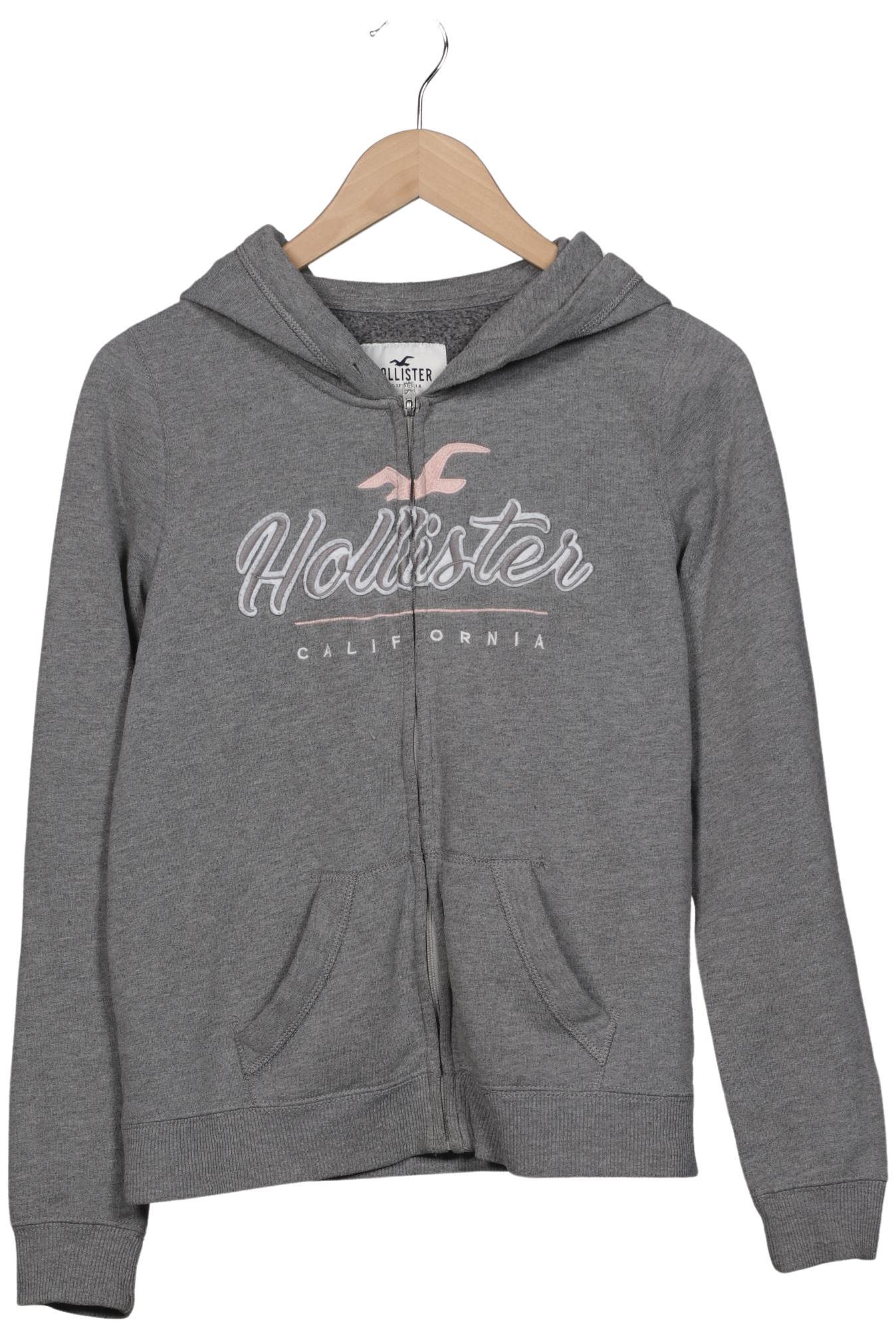 

Hollister Damen Kapuzenpullover, grau, Gr. 38
