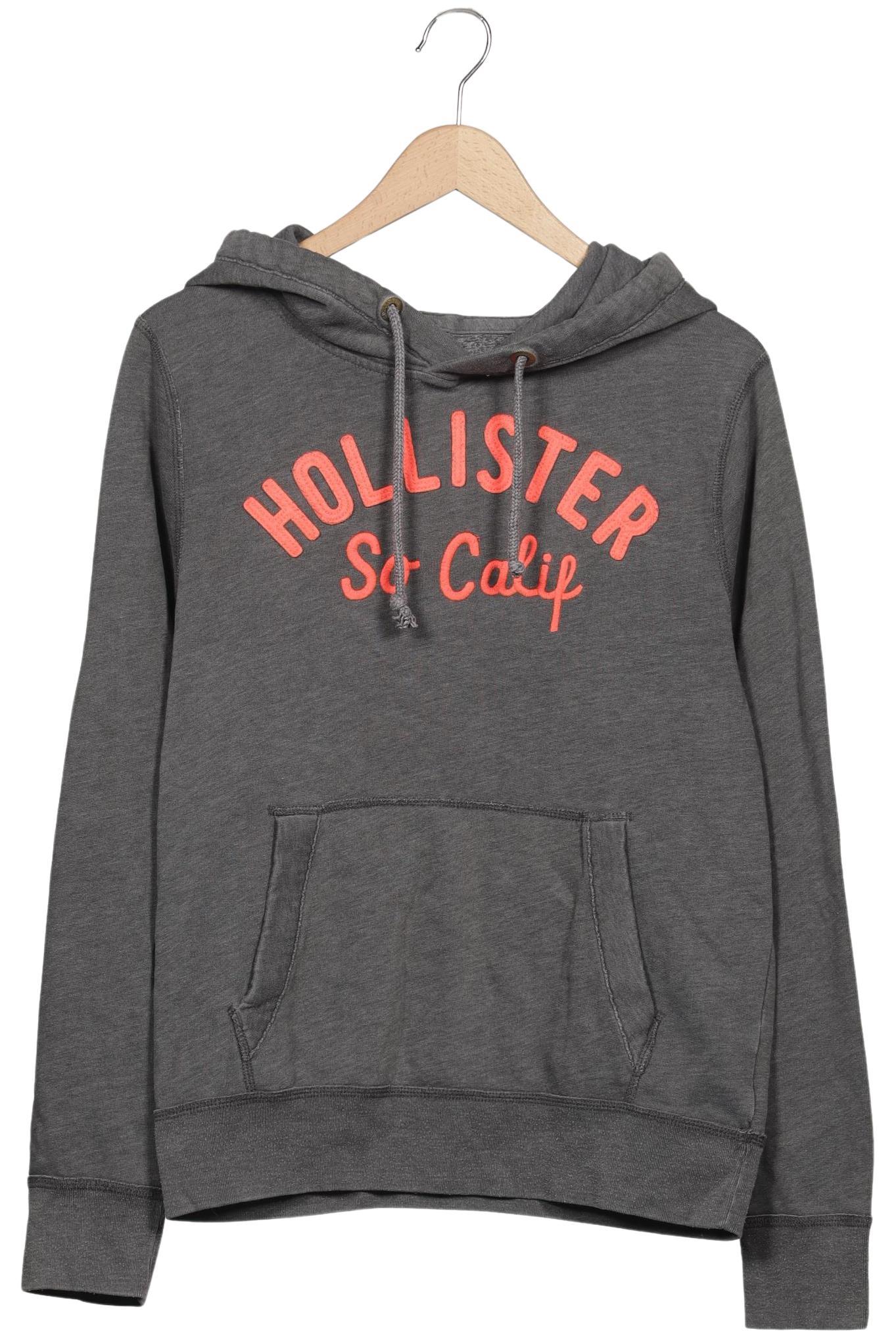 

Hollister Damen Kapuzenpullover, grau, Gr. 38