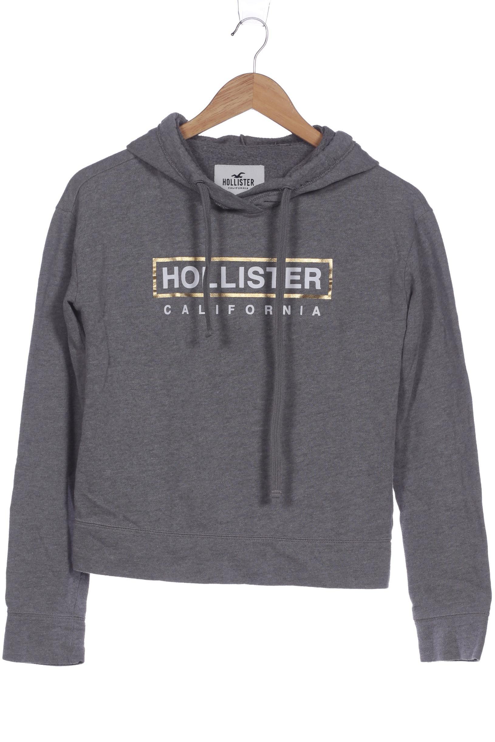 

Hollister Damen Kapuzenpullover, grau, Gr. 34