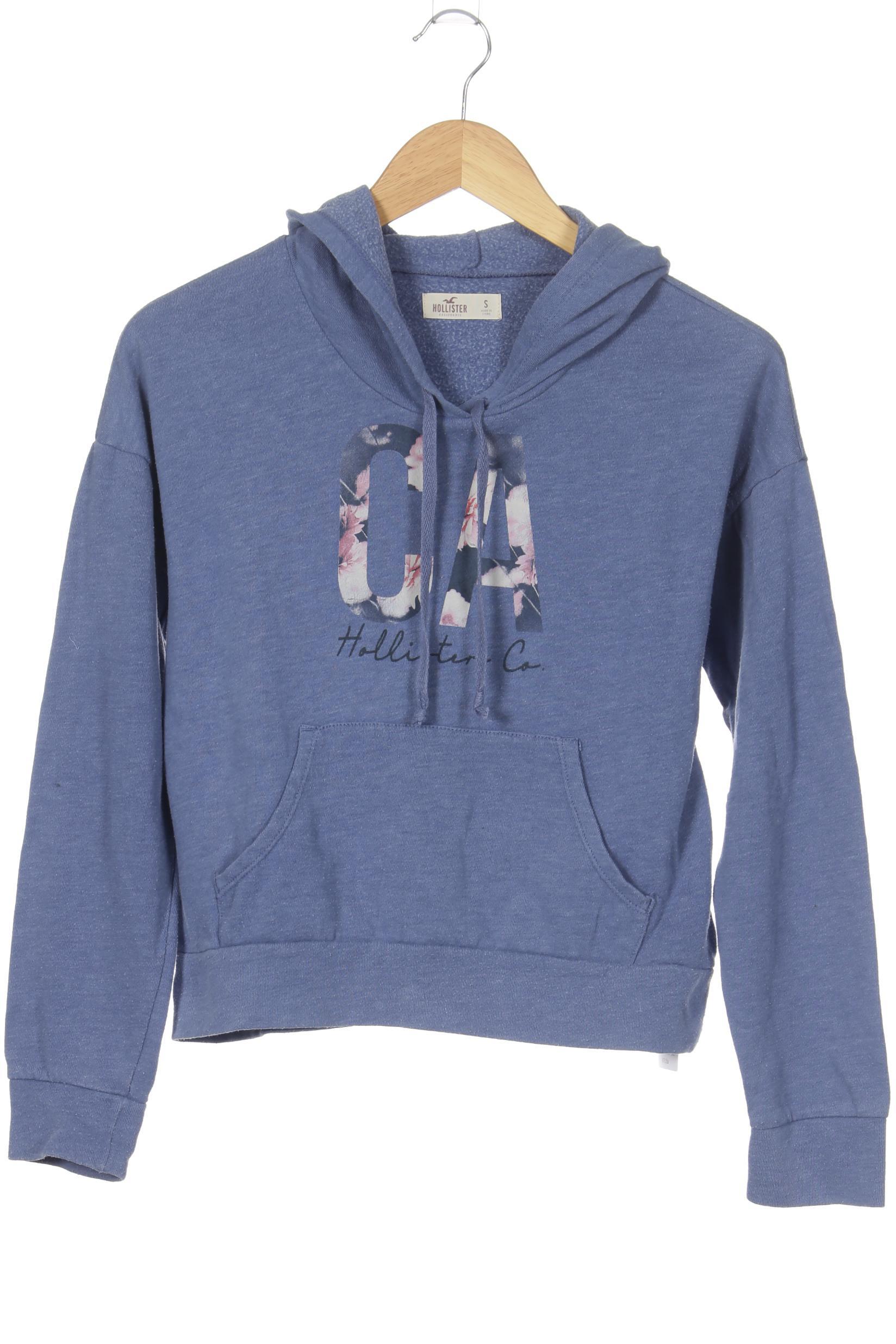 

Hollister Damen Kapuzenpullover, blau, Gr. 36