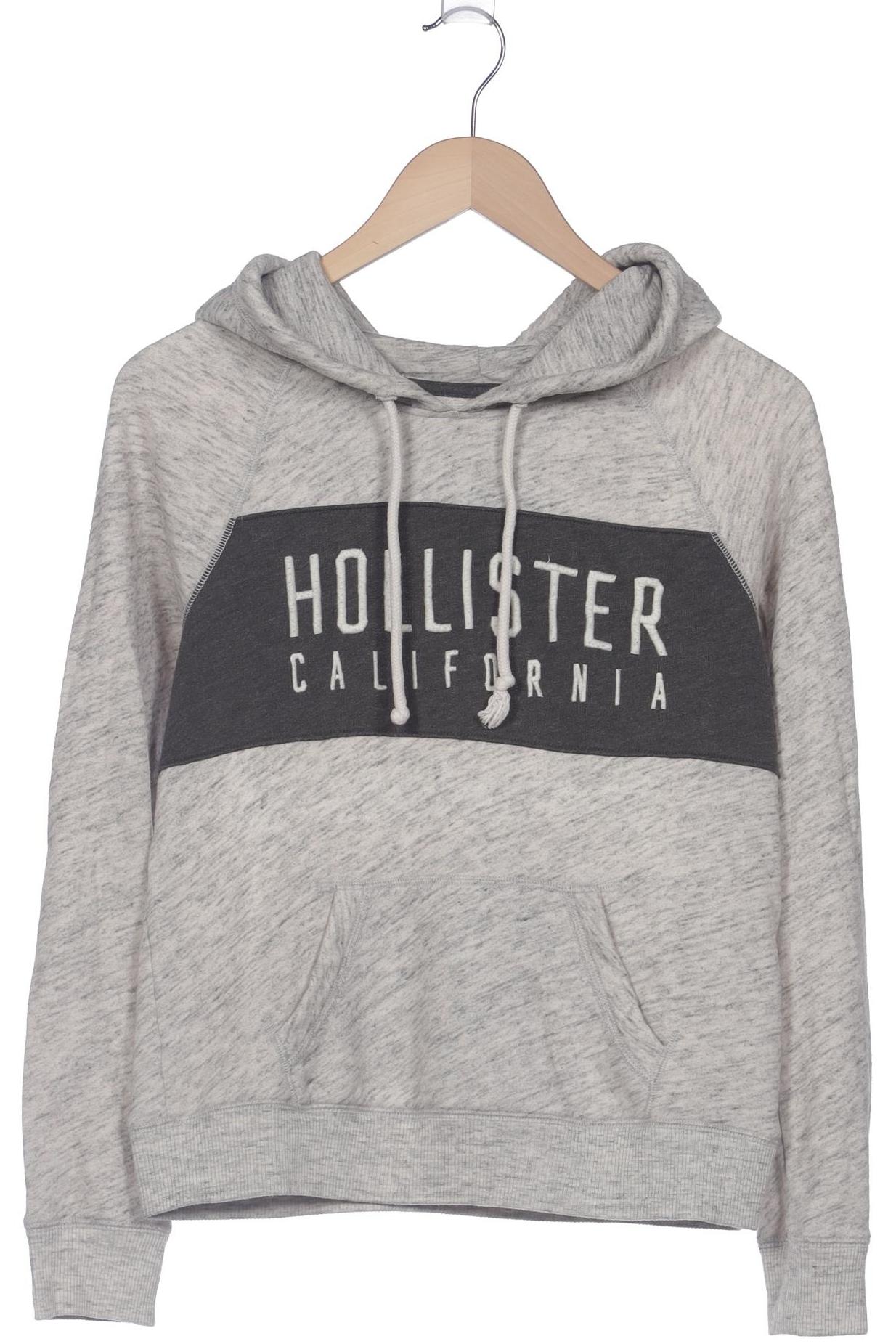 

Hollister Damen Kapuzenpullover, grau, Gr. 38