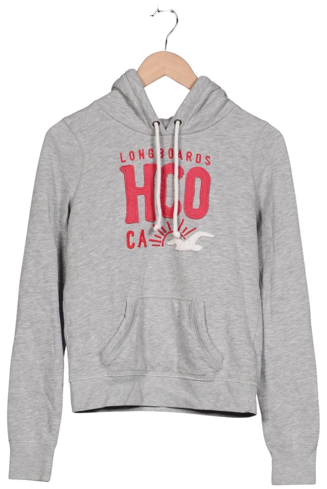 

Hollister Damen Kapuzenpullover, grau, Gr. 38