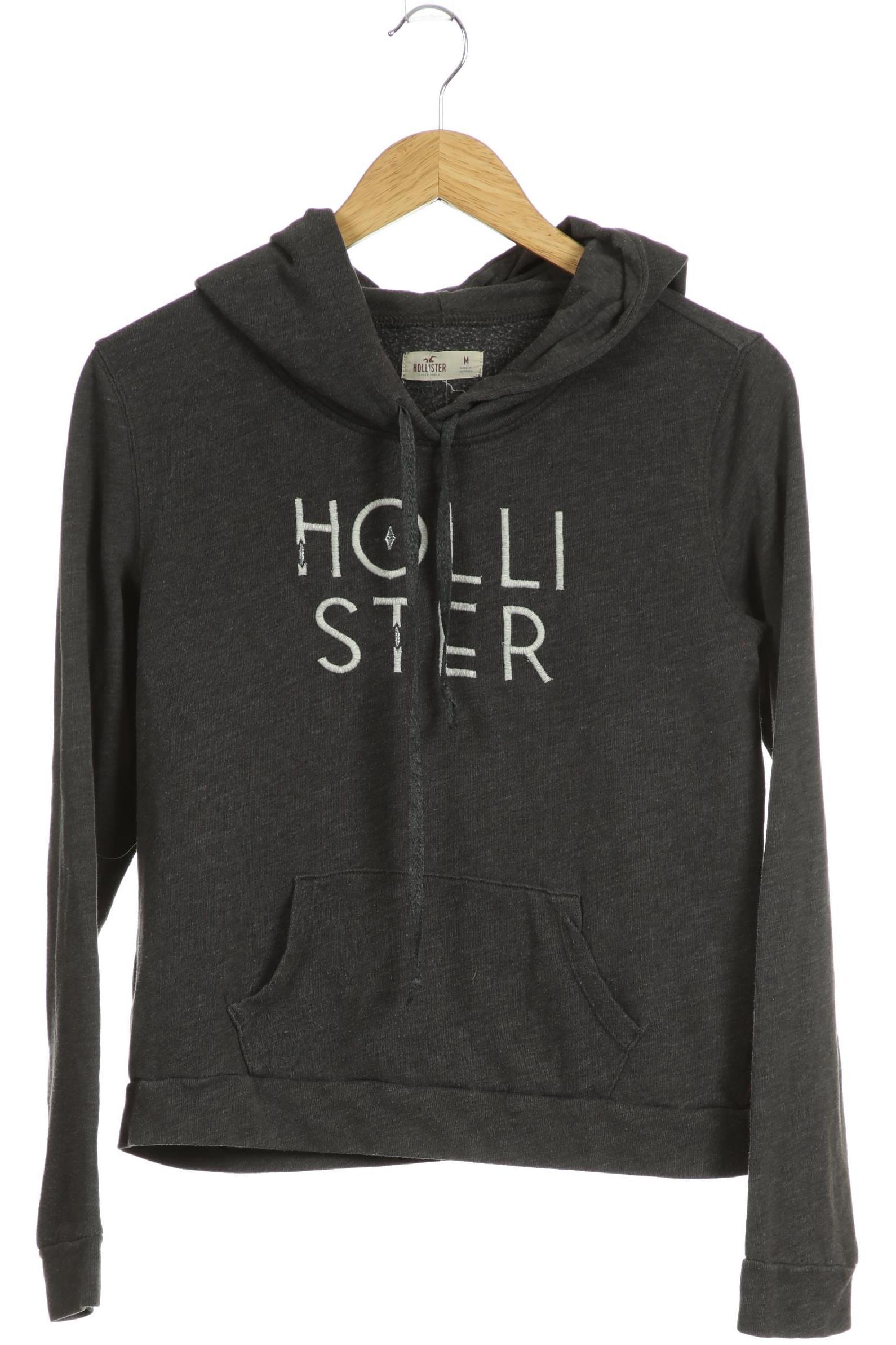 

Hollister Damen Kapuzenpullover, grau, Gr.