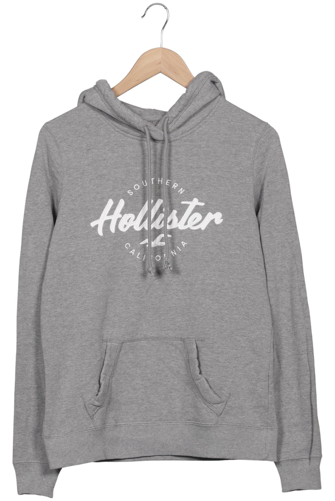 

Hollister Damen Kapuzenpullover, grau, Gr. 36
