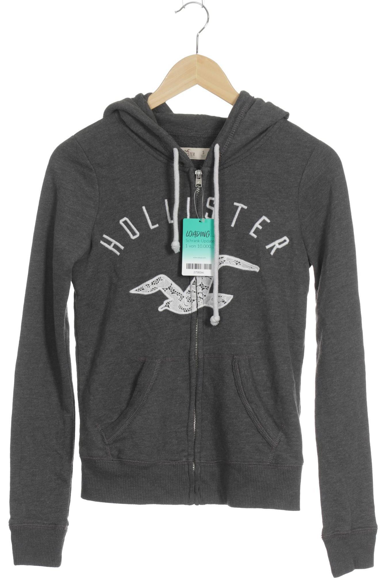 

Hollister Damen Kapuzenpullover, grau, Gr.