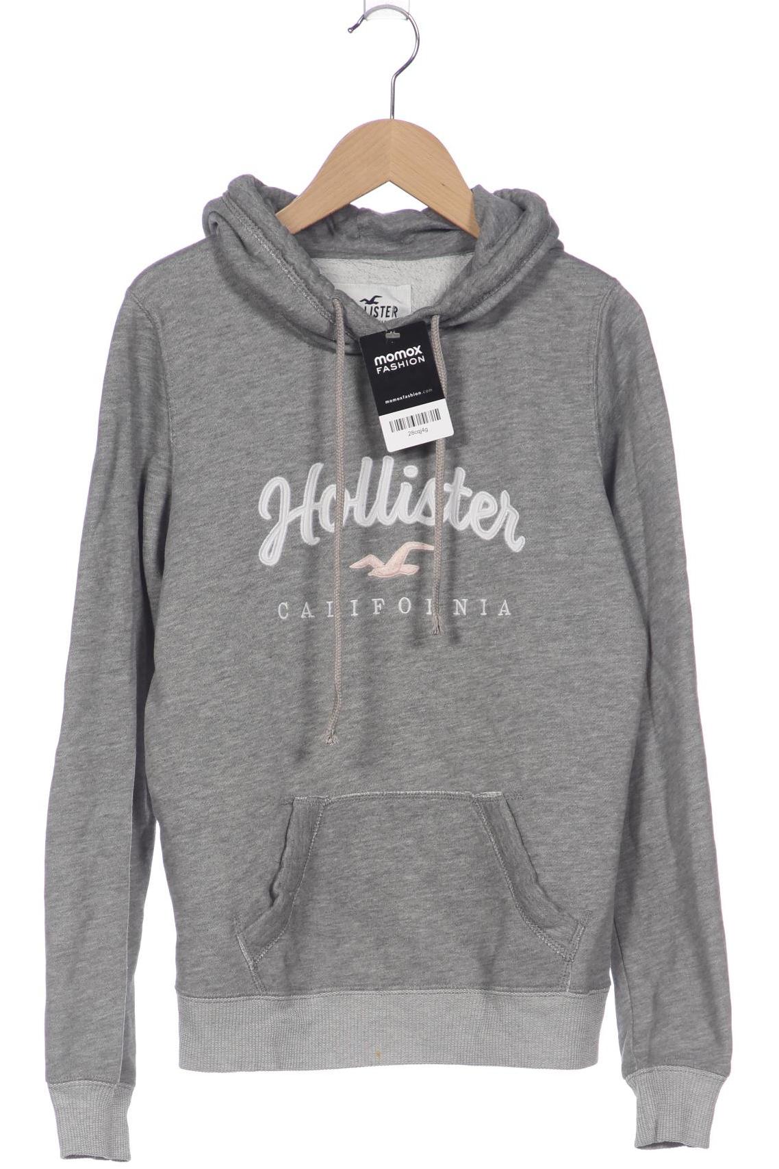 

Hollister Damen Kapuzenpullover, grau, Gr. 34