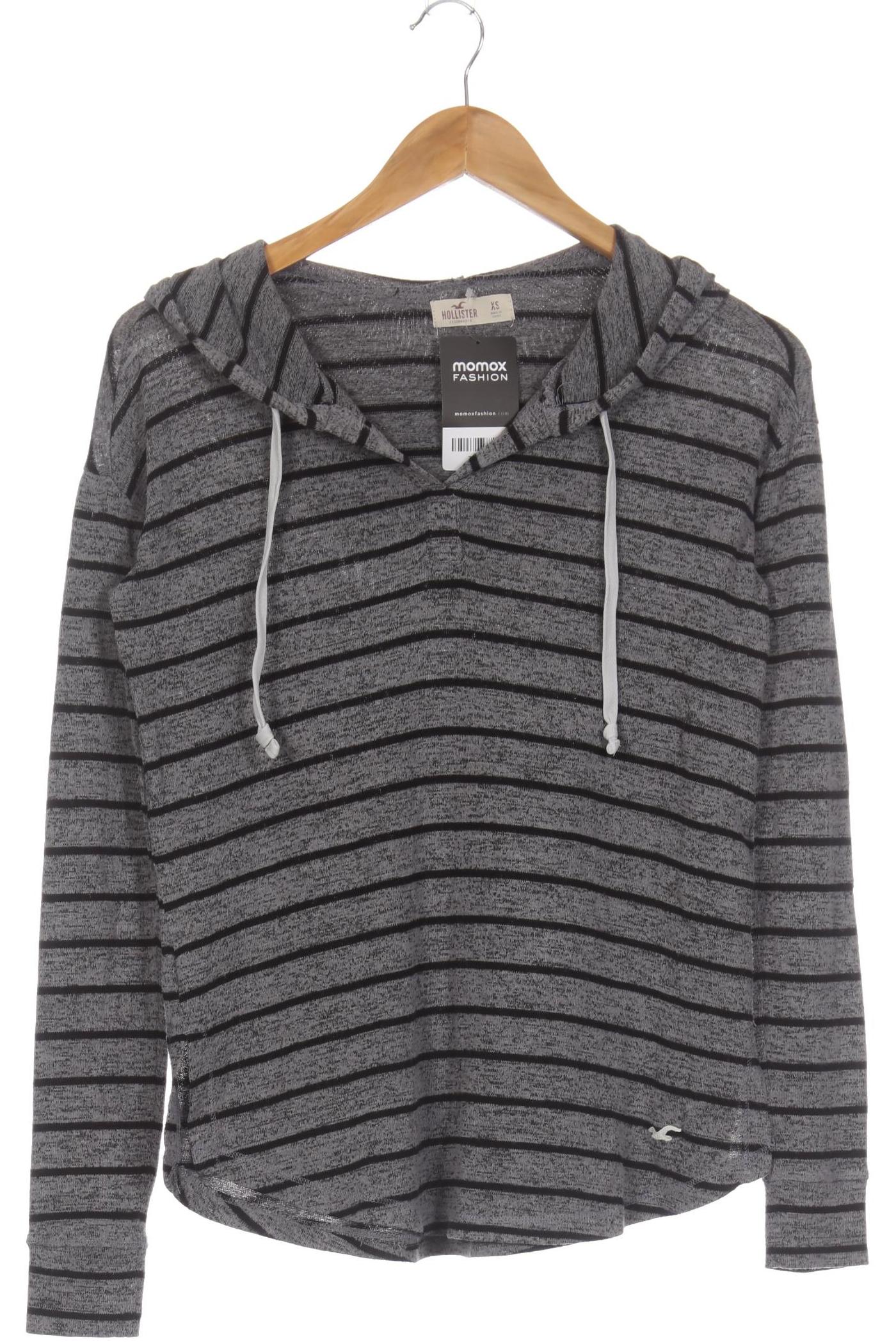 

Hollister Damen Kapuzenpullover, grau, Gr.