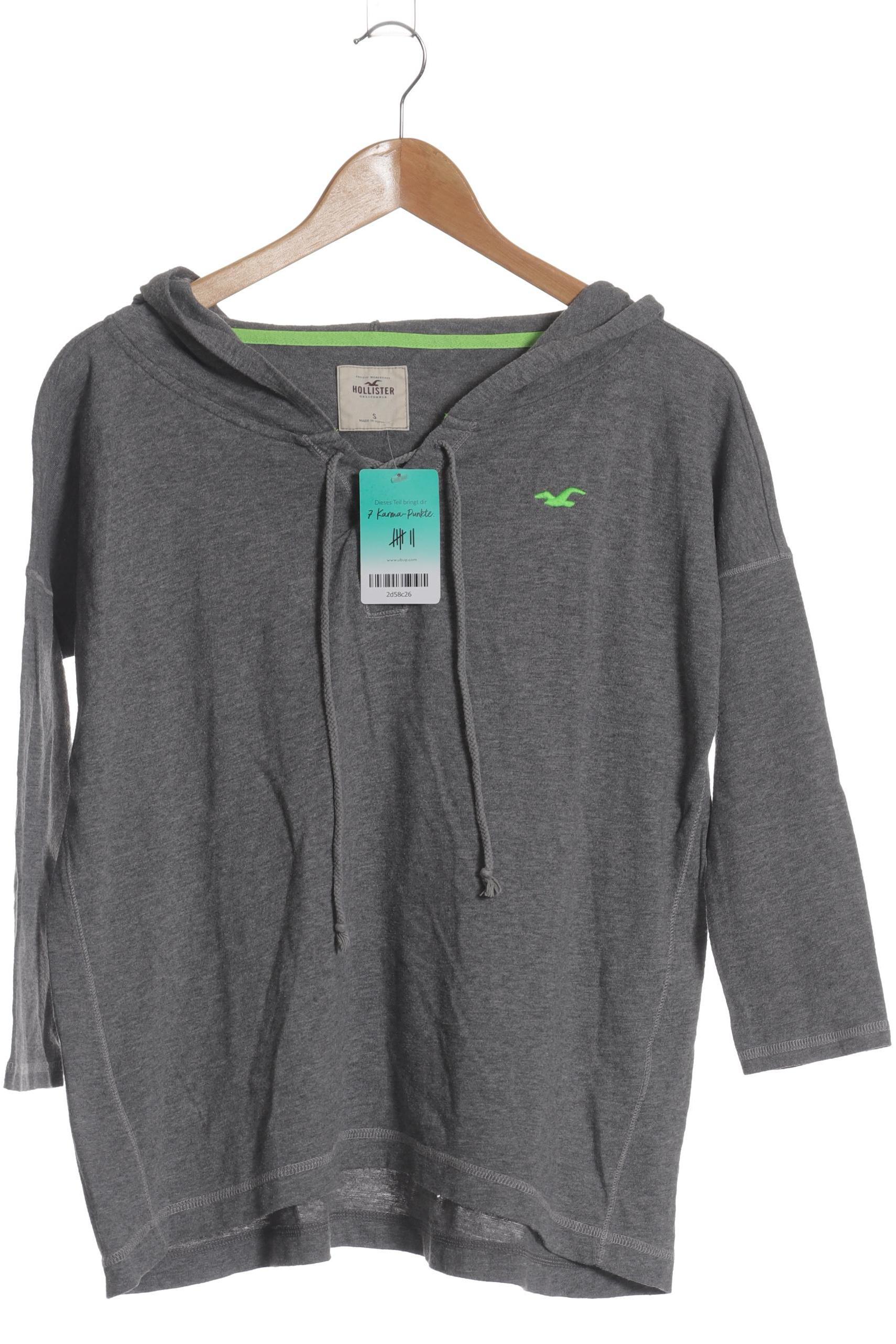 

Hollister Damen Kapuzenpullover, grau, Gr.