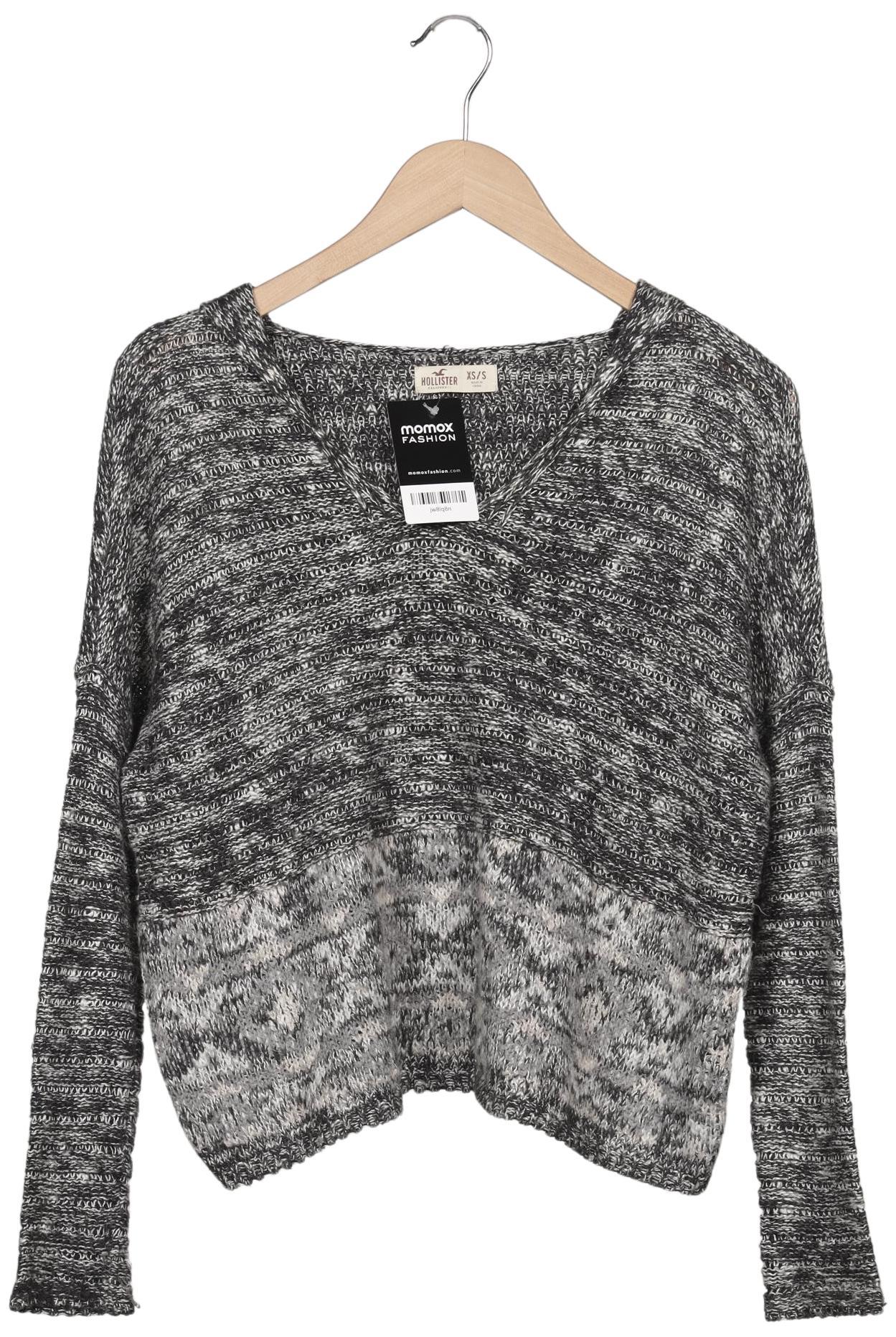 

Hollister Damen Kapuzenpullover, grau, Gr. 34