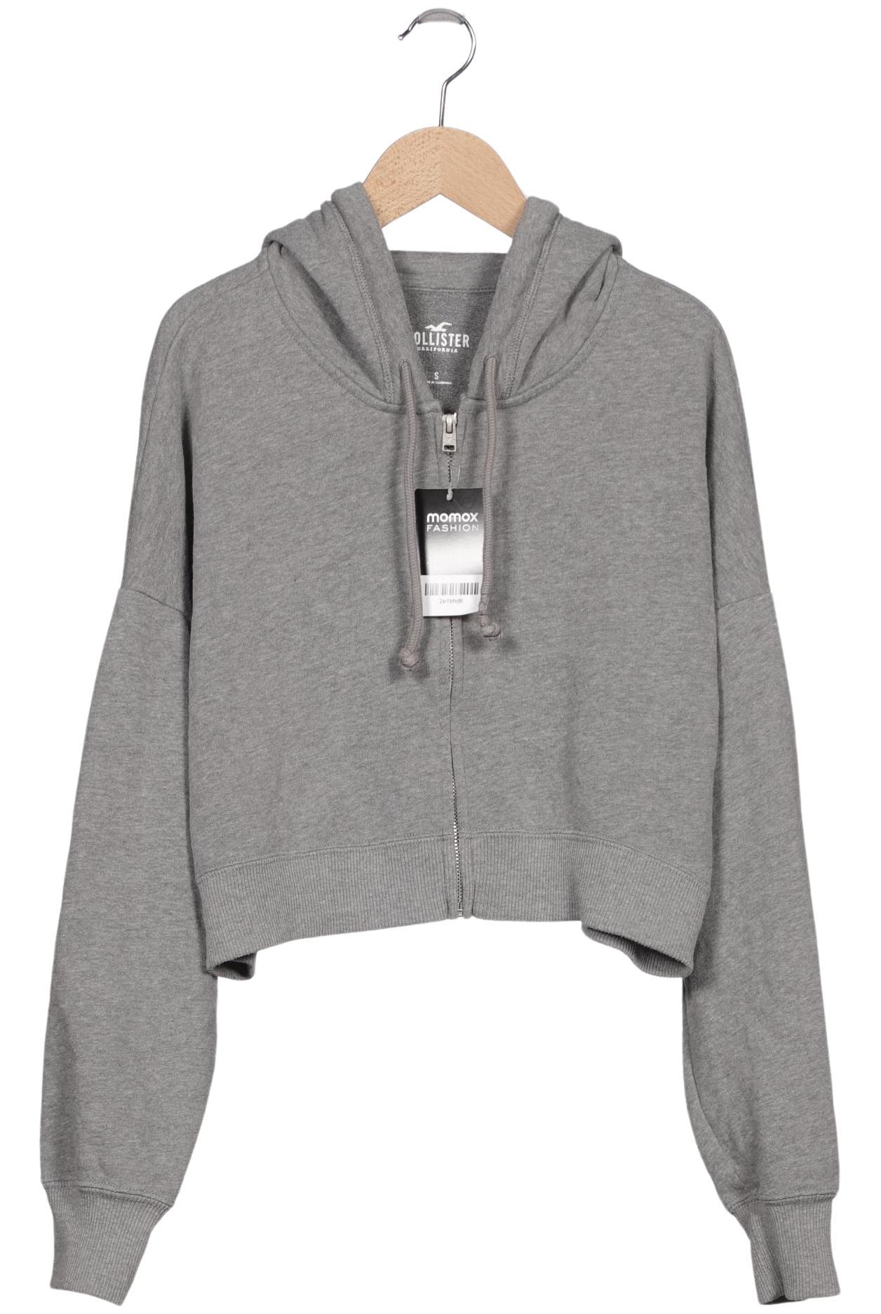 

Hollister Damen Kapuzenpullover, grau, Gr. 36