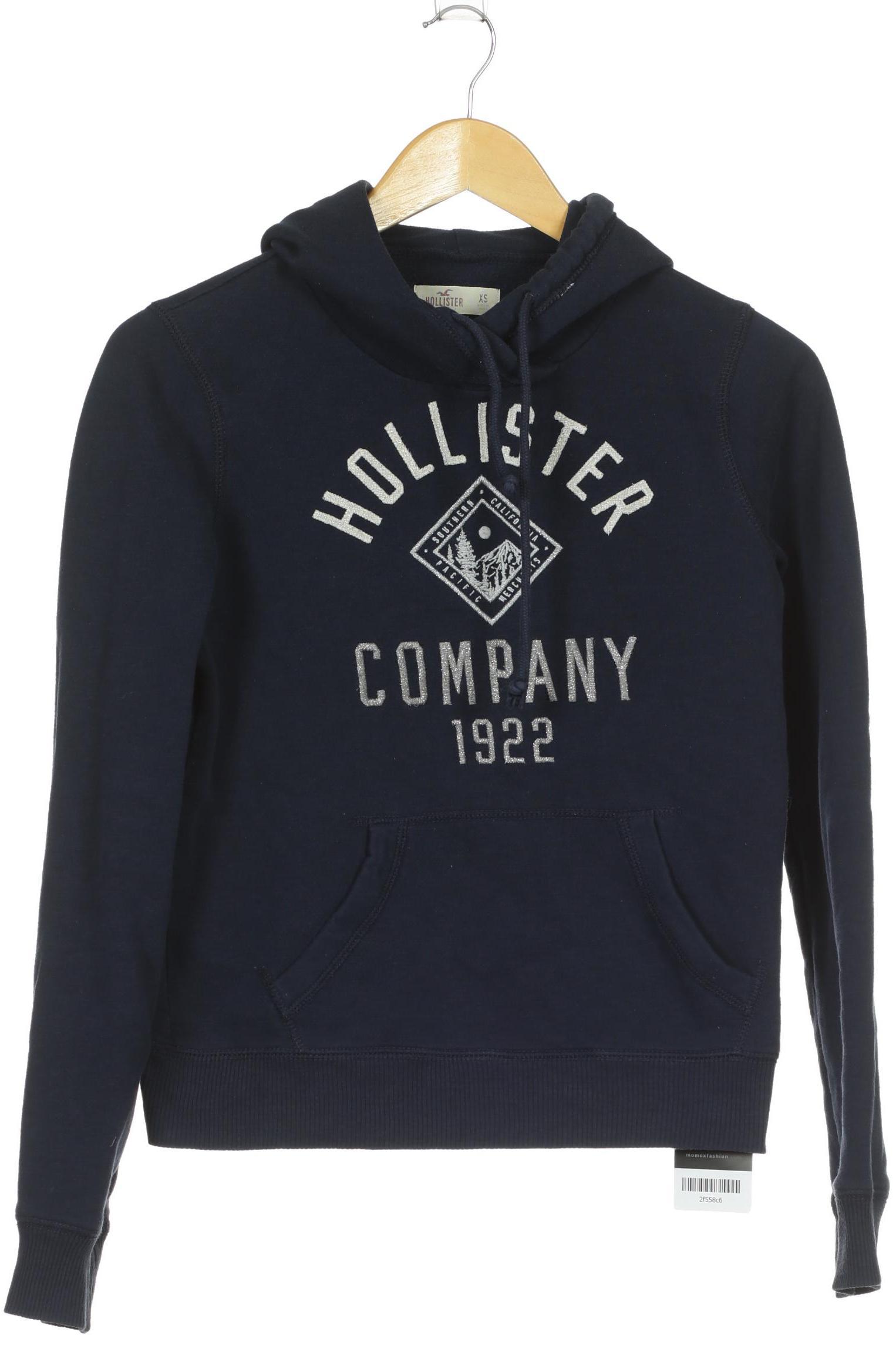 

Hollister Damen Kapuzenpullover, blau, Gr.