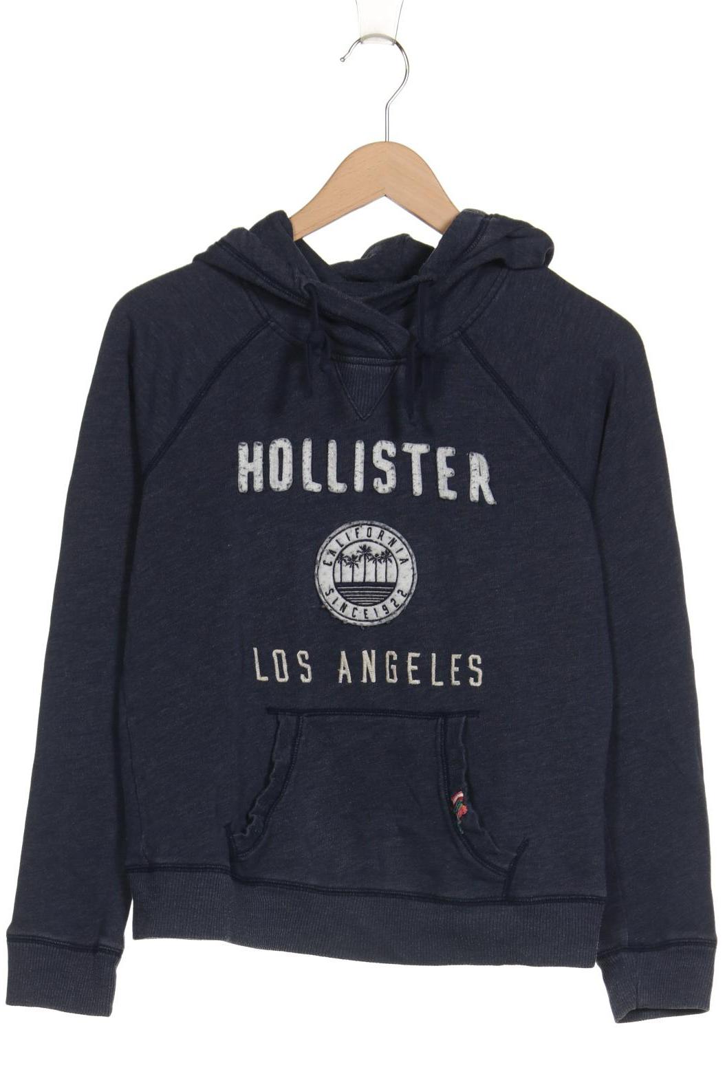 

Hollister Damen Kapuzenpullover, blau, Gr. 38