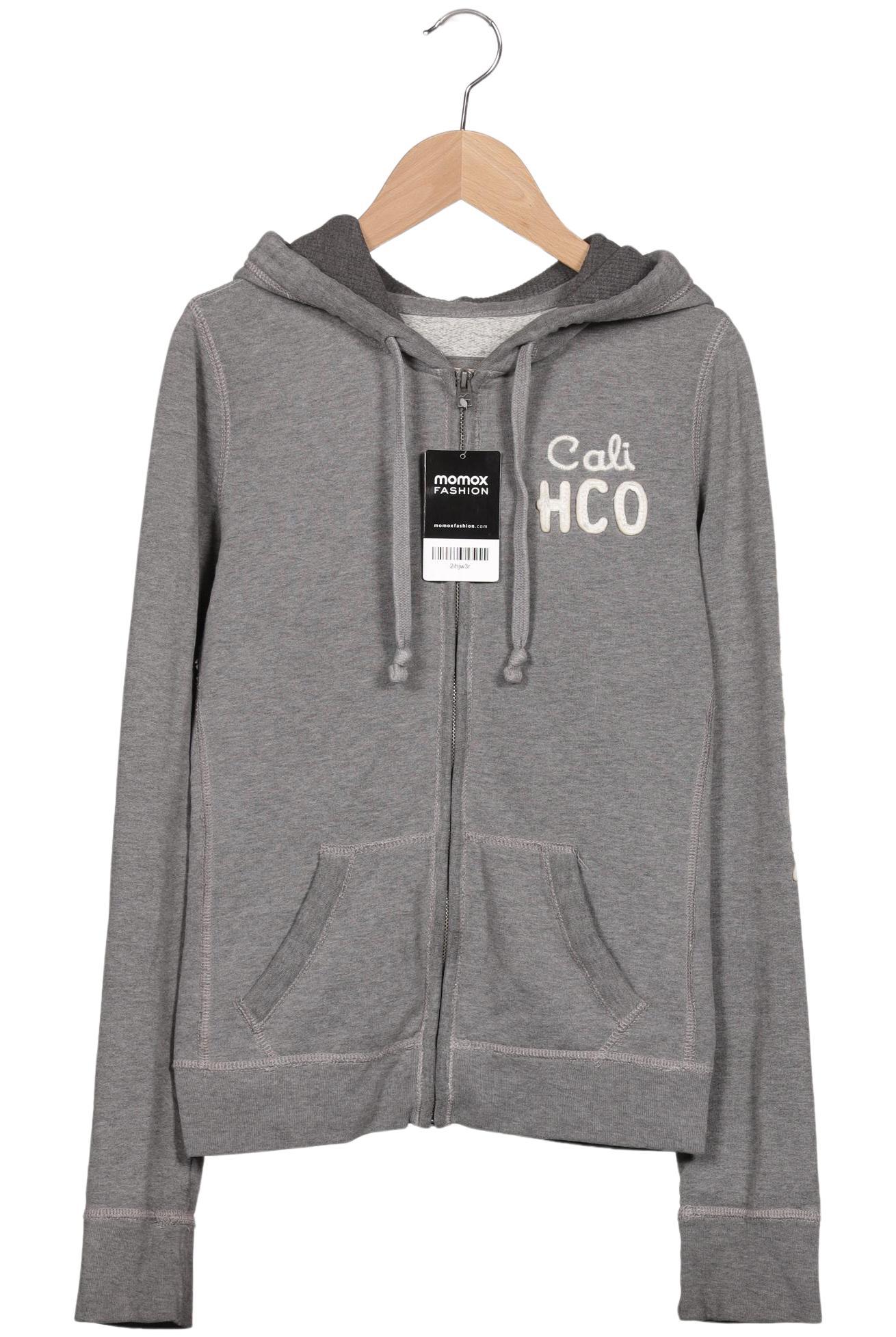 

Hollister Damen Kapuzenpullover, grau, Gr. 36