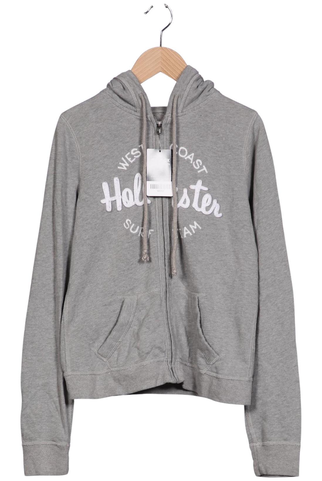 

Hollister Damen Kapuzenpullover, grau, Gr. 36