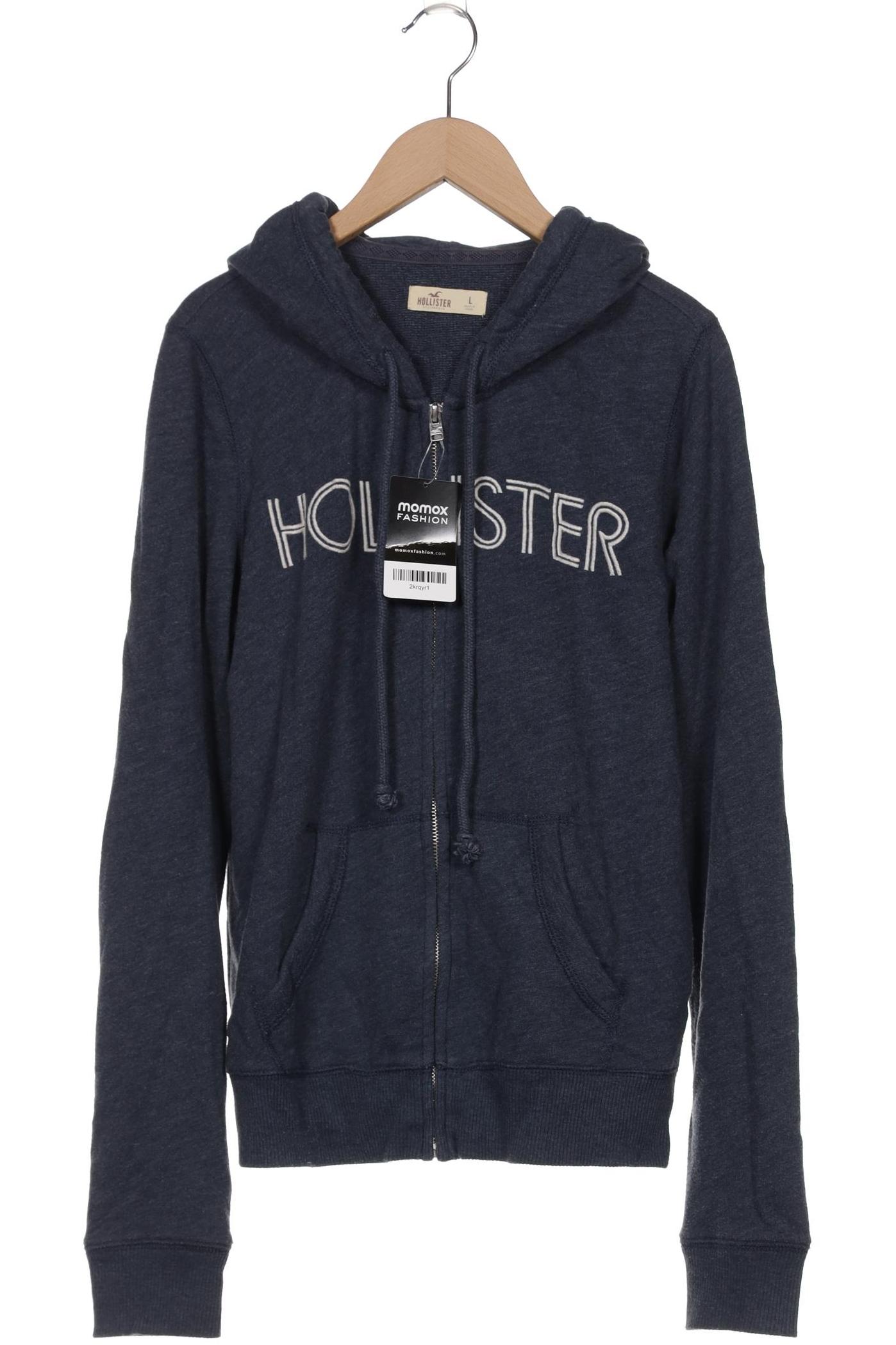 

Hollister Damen Kapuzenpullover, blau, Gr. 42