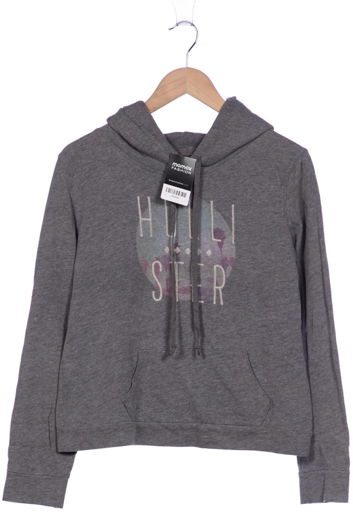 

Hollister Damen Kapuzenpullover, grau, Gr. 42