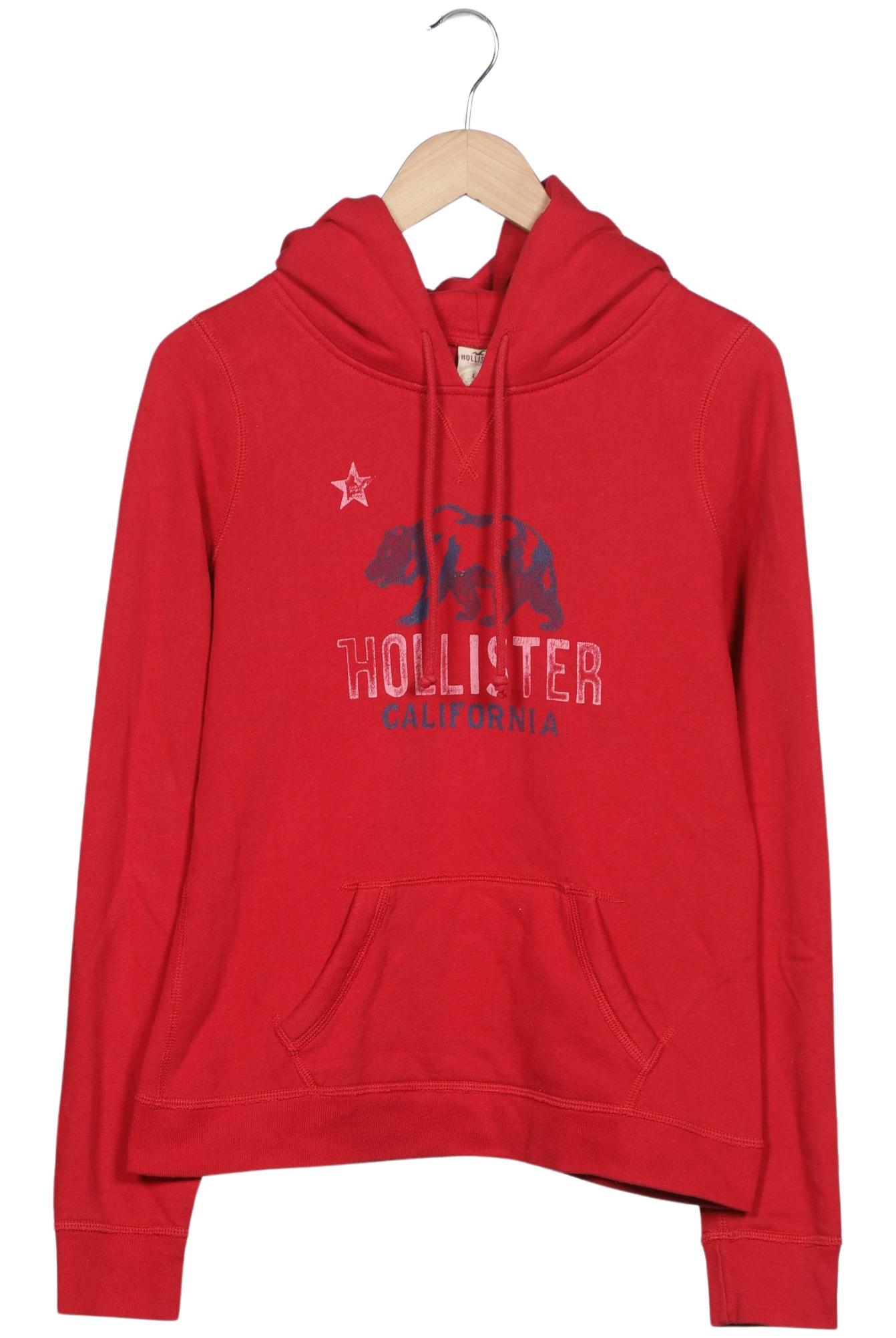 

Hollister Damen Kapuzenpullover, rot, Gr. 42