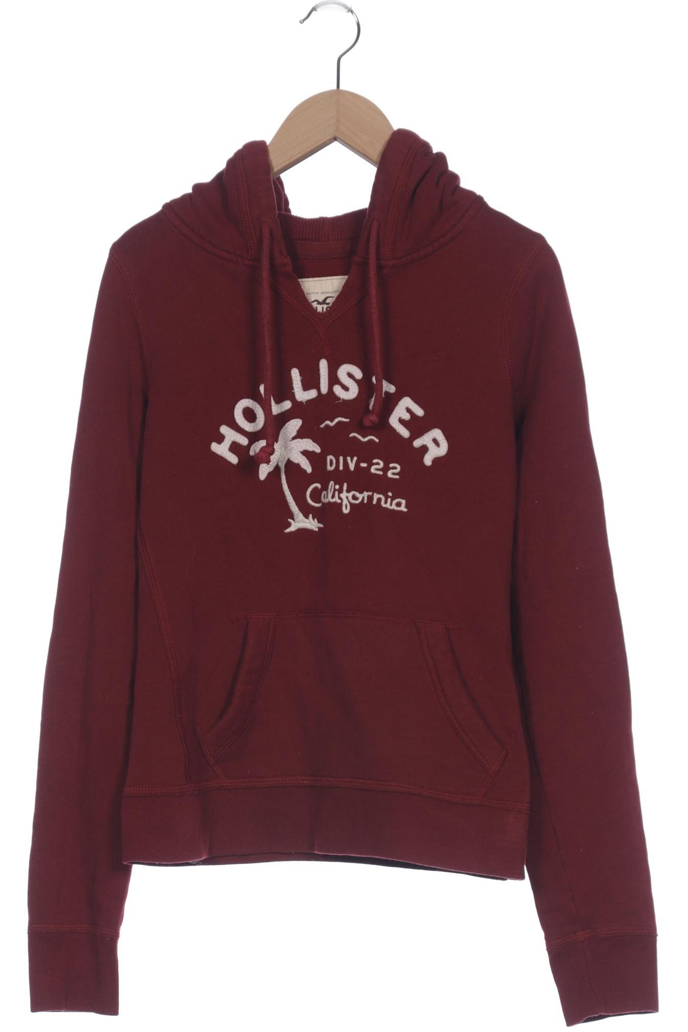 

Hollister Damen Kapuzenpullover, bordeaux, Gr. 36