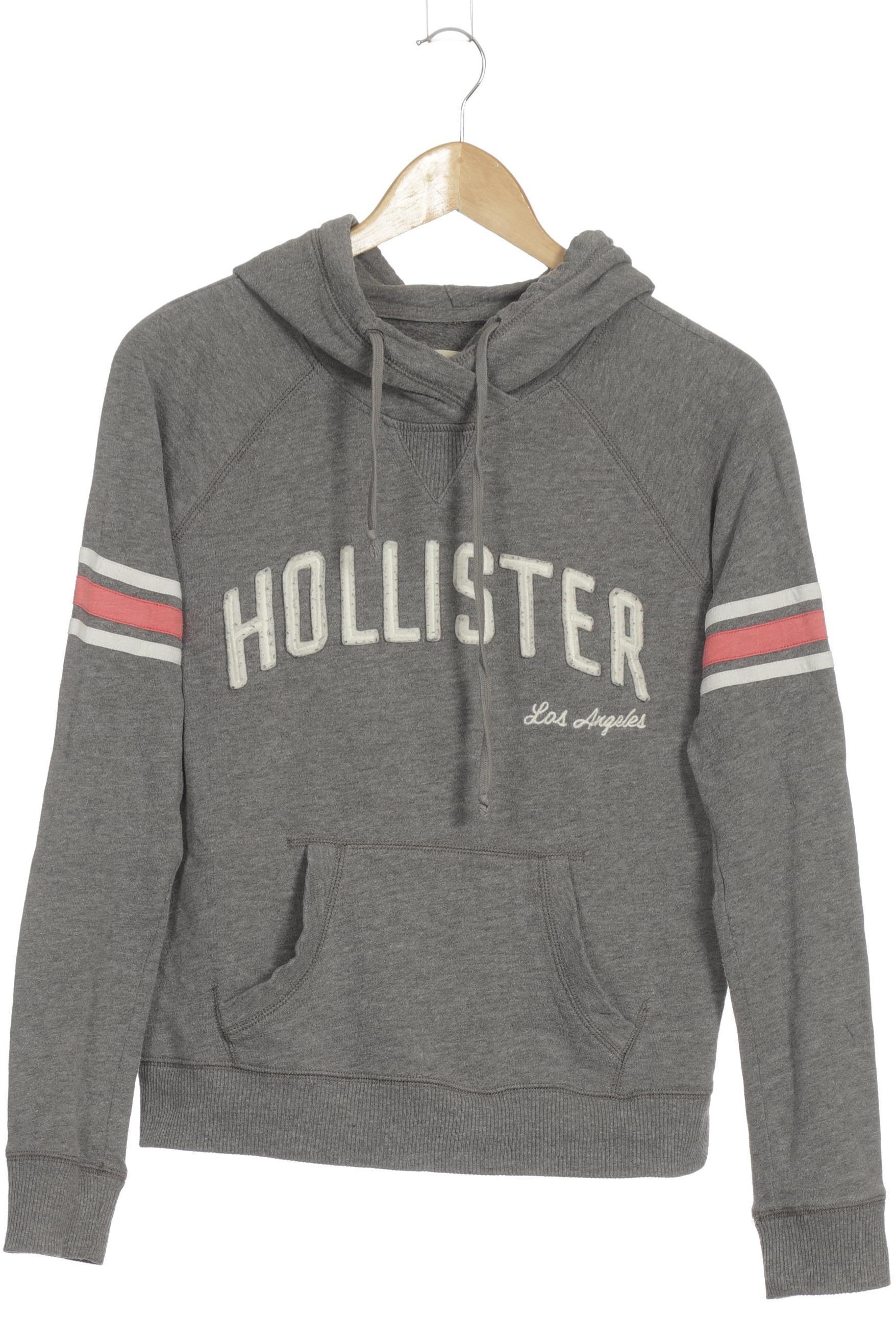 

Hollister Damen Kapuzenpullover, grau, Gr.