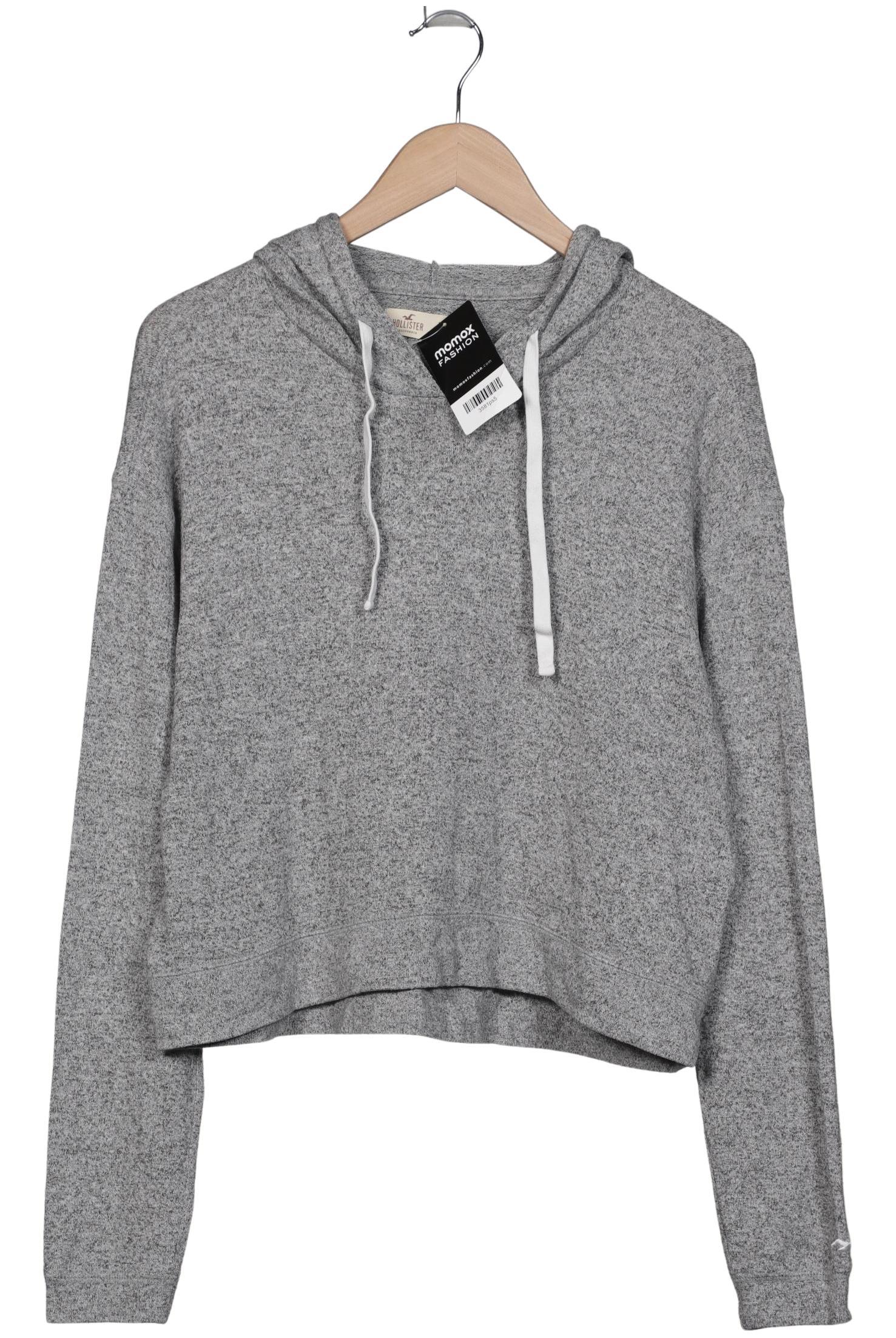

Hollister Damen Kapuzenpullover, grau, Gr. 38