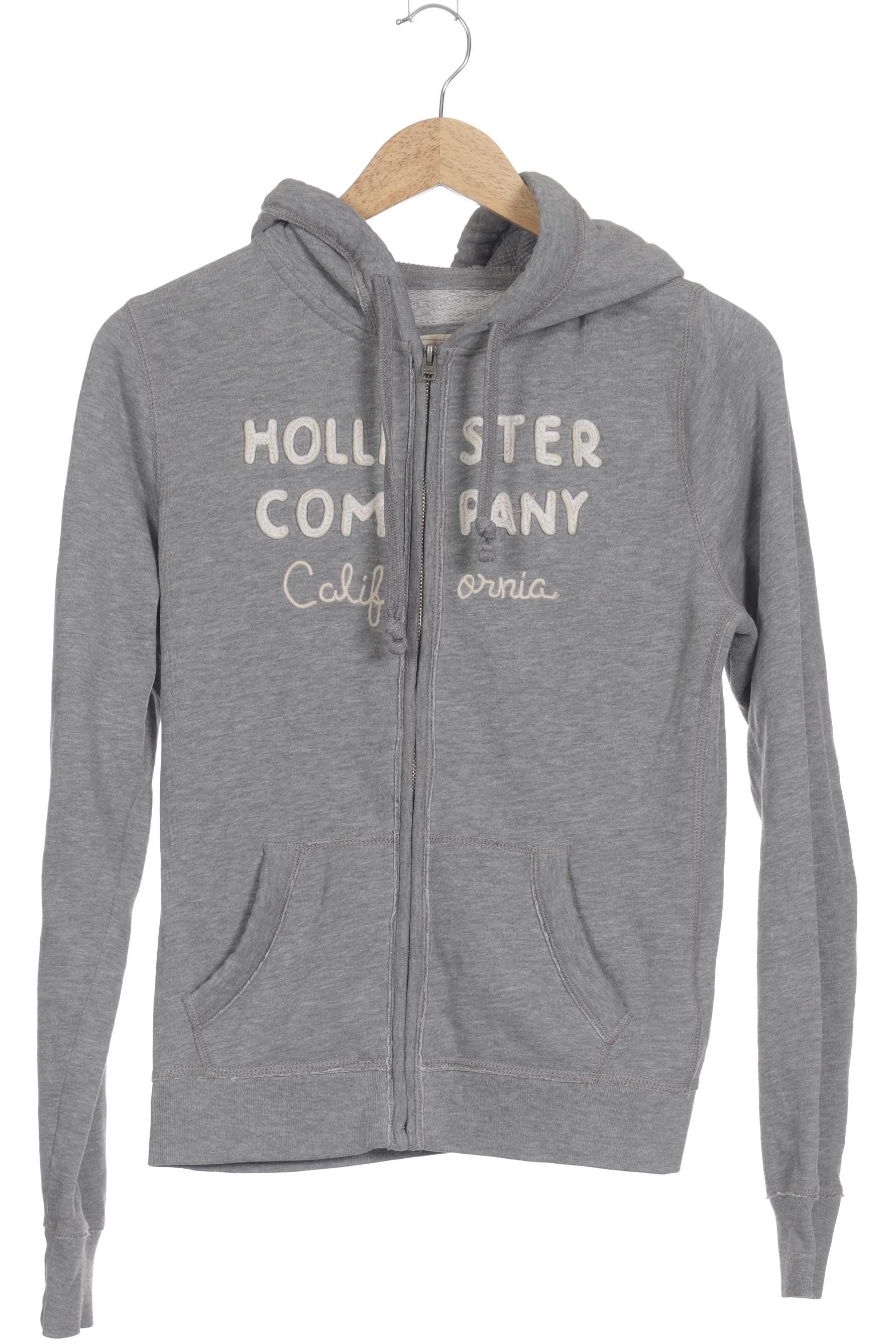 

Hollister Damen Kapuzenpullover, grau, Gr.