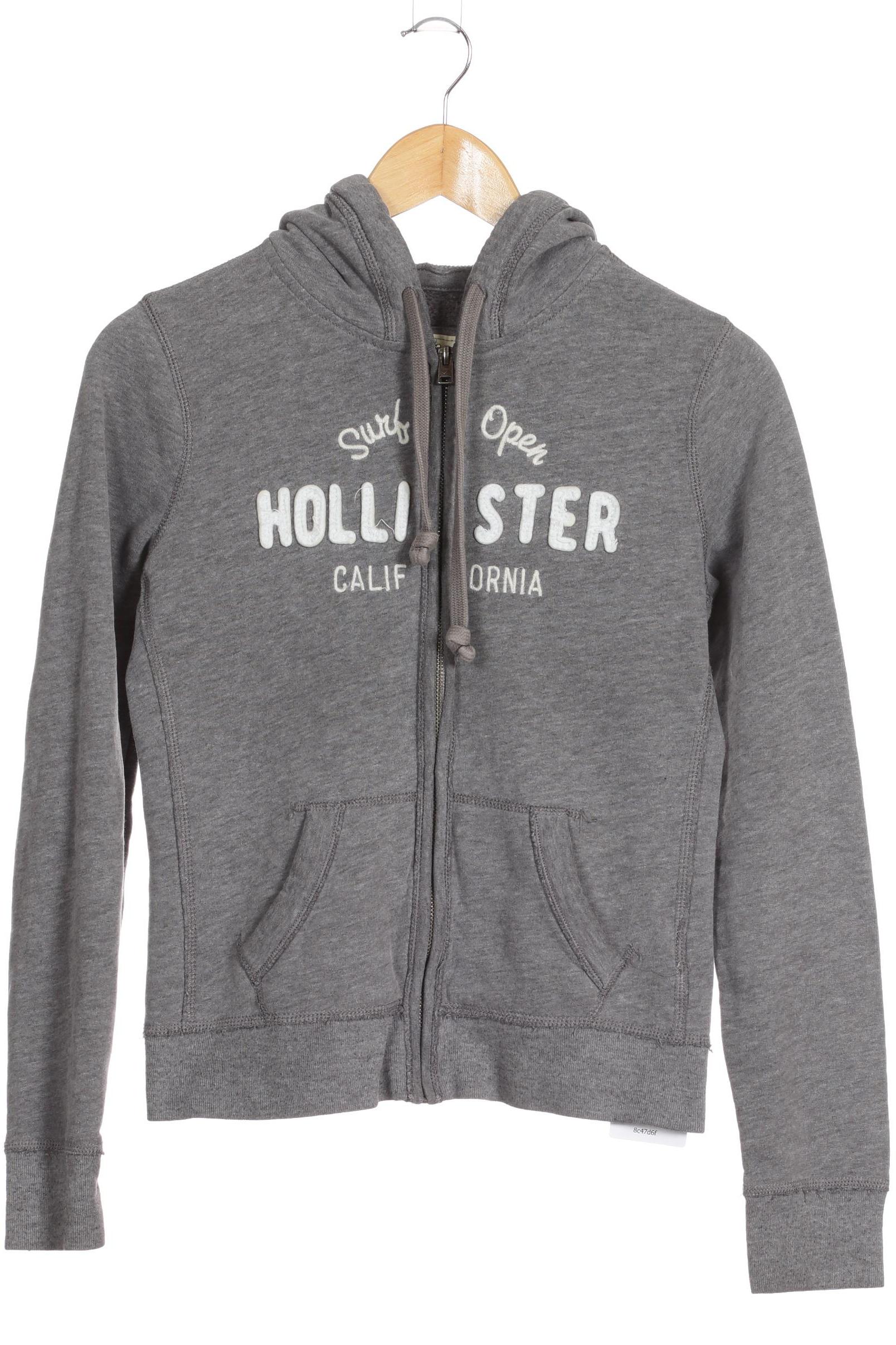 

Hollister Damen Kapuzenpullover, grau, Gr. 38