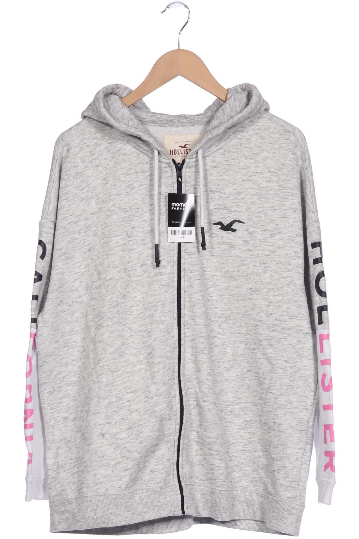 

Hollister Damen Kapuzenpullover, grau, Gr. 42