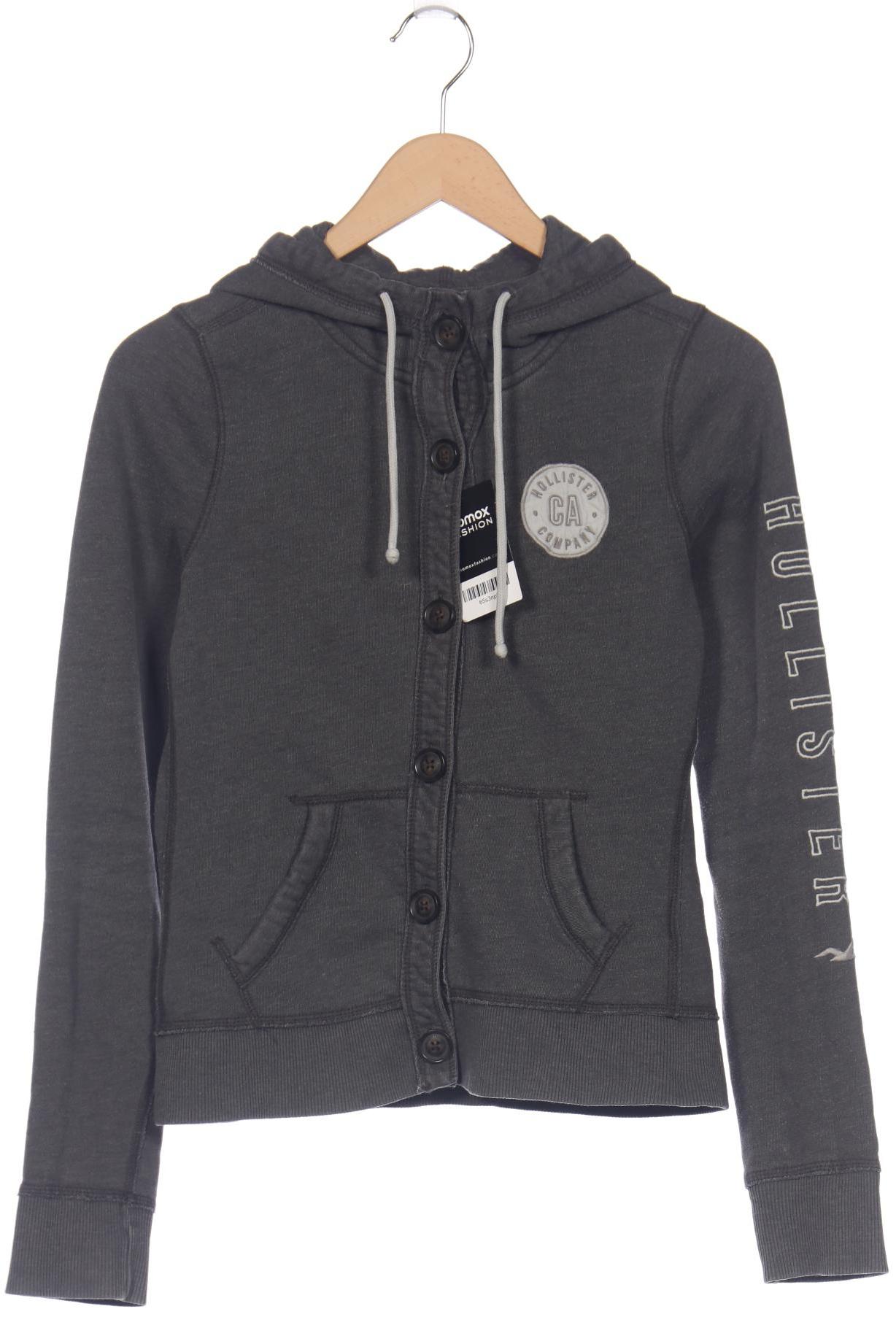 

Hollister Damen Kapuzenpullover, grau, Gr. 42