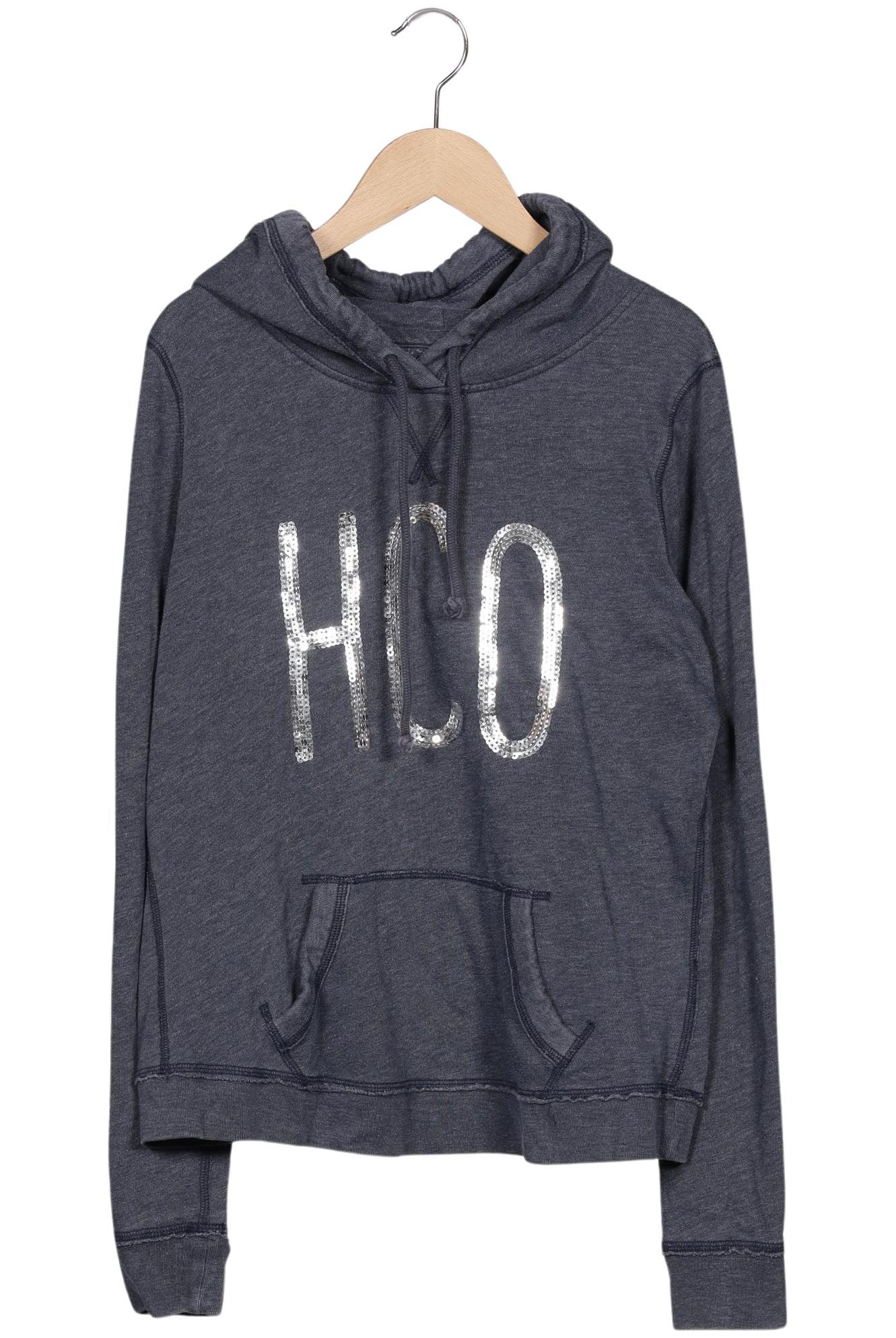

Hollister Damen Kapuzenpullover, blau, Gr. 42