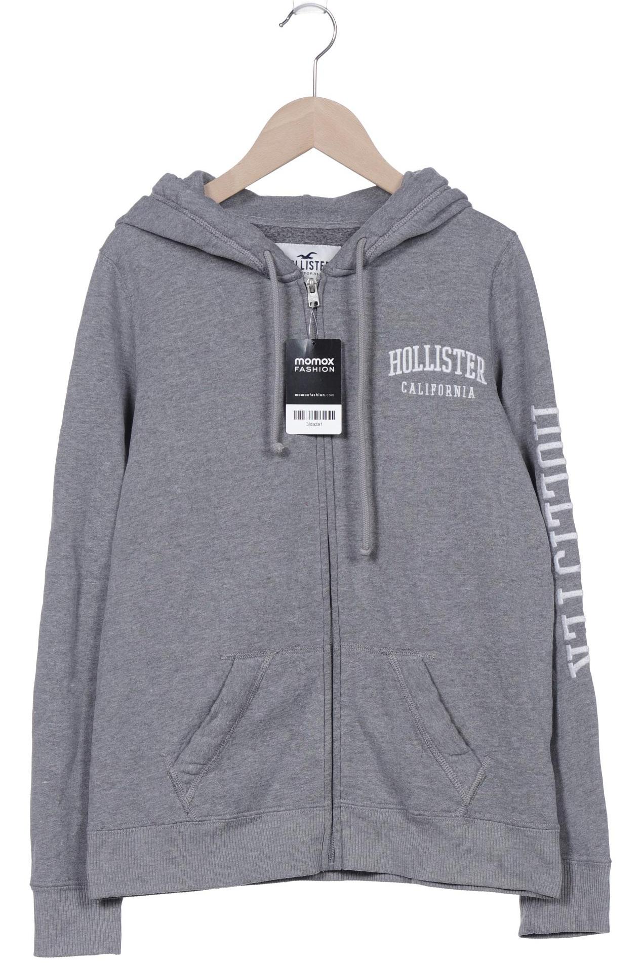 

Hollister Damen Kapuzenpullover, grau, Gr. 36