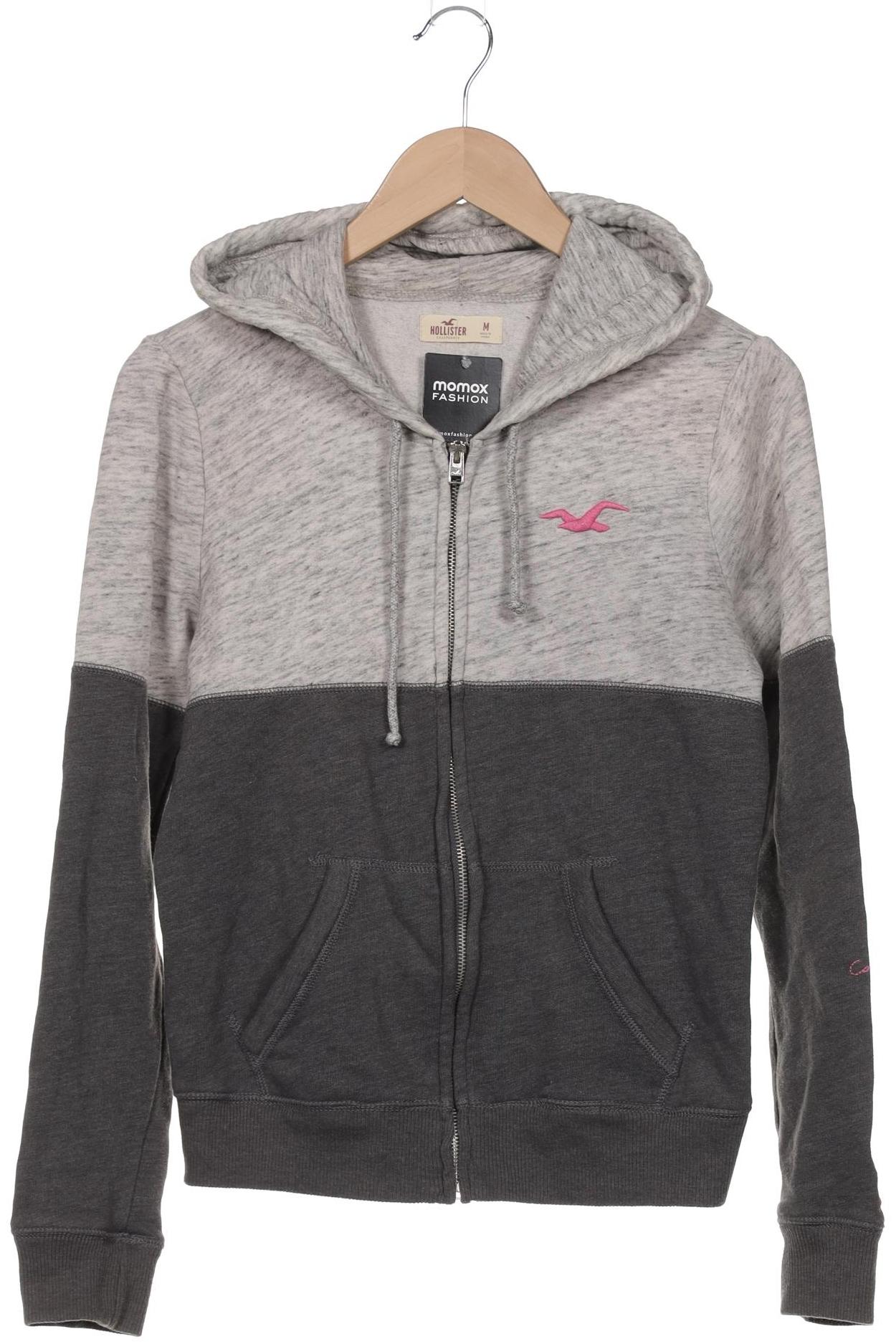 

Hollister Damen Kapuzenpullover, grau, Gr. 38