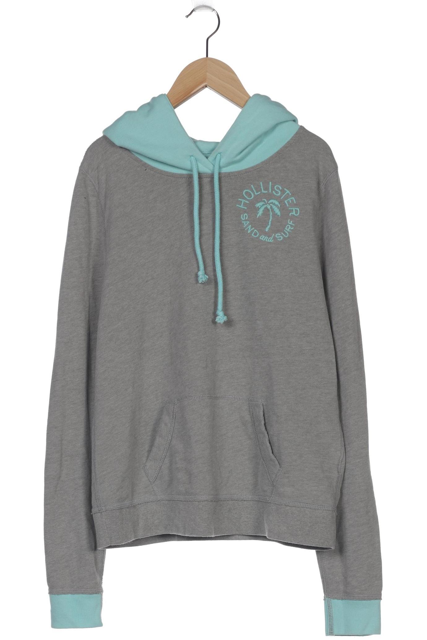 

Hollister Damen Kapuzenpullover, grau, Gr. 42
