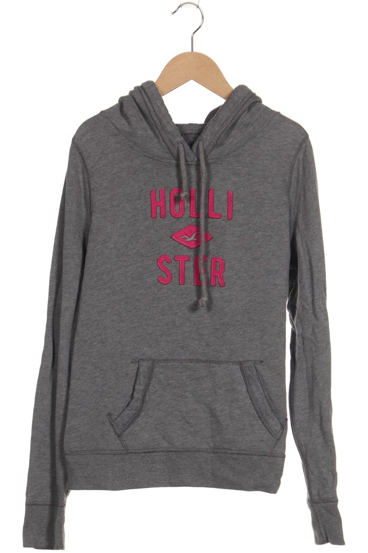 

Hollister Damen Kapuzenpullover, grau, Gr. 42