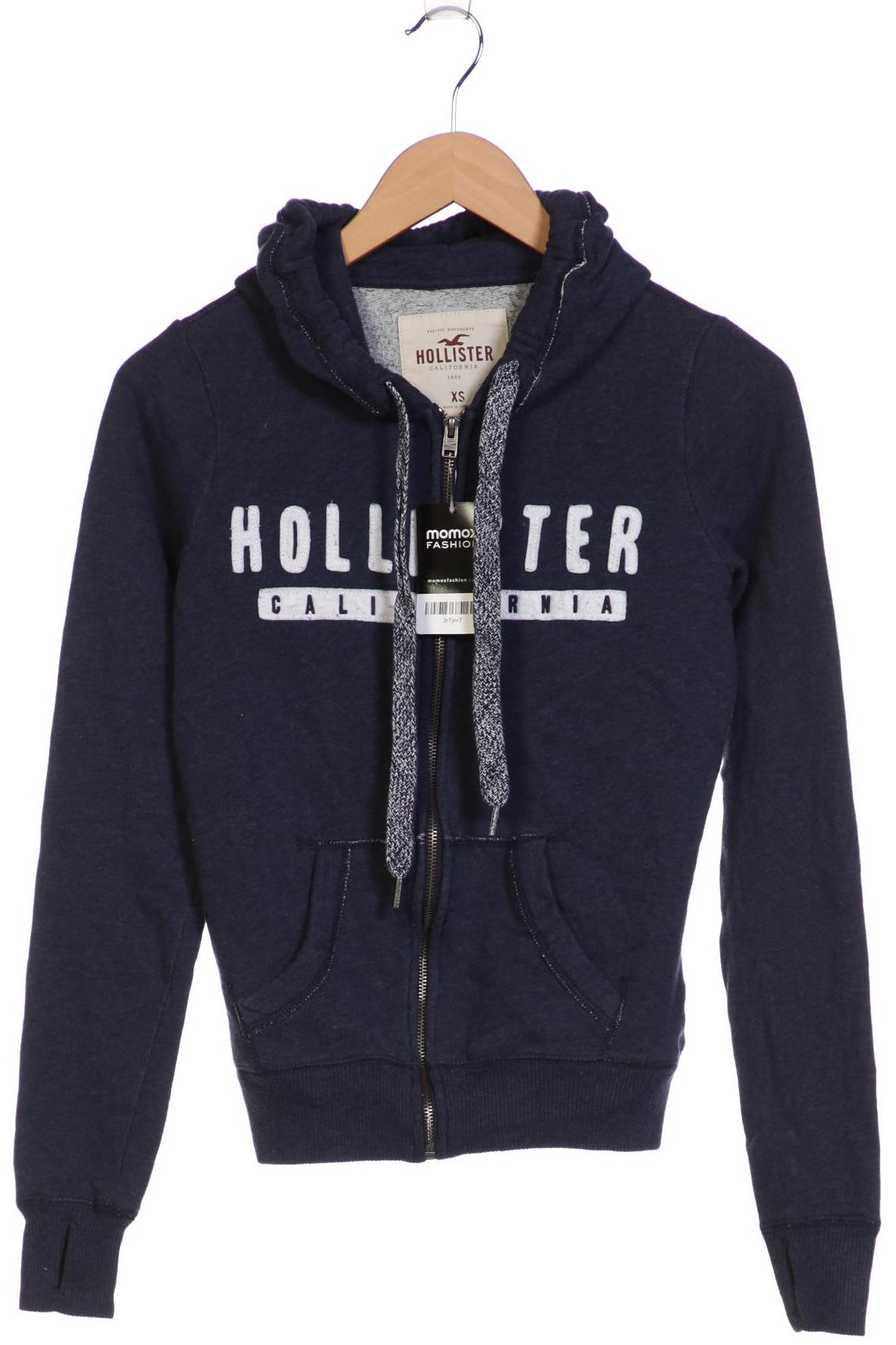 

Hollister Damen Kapuzenpullover, blau, Gr. 34