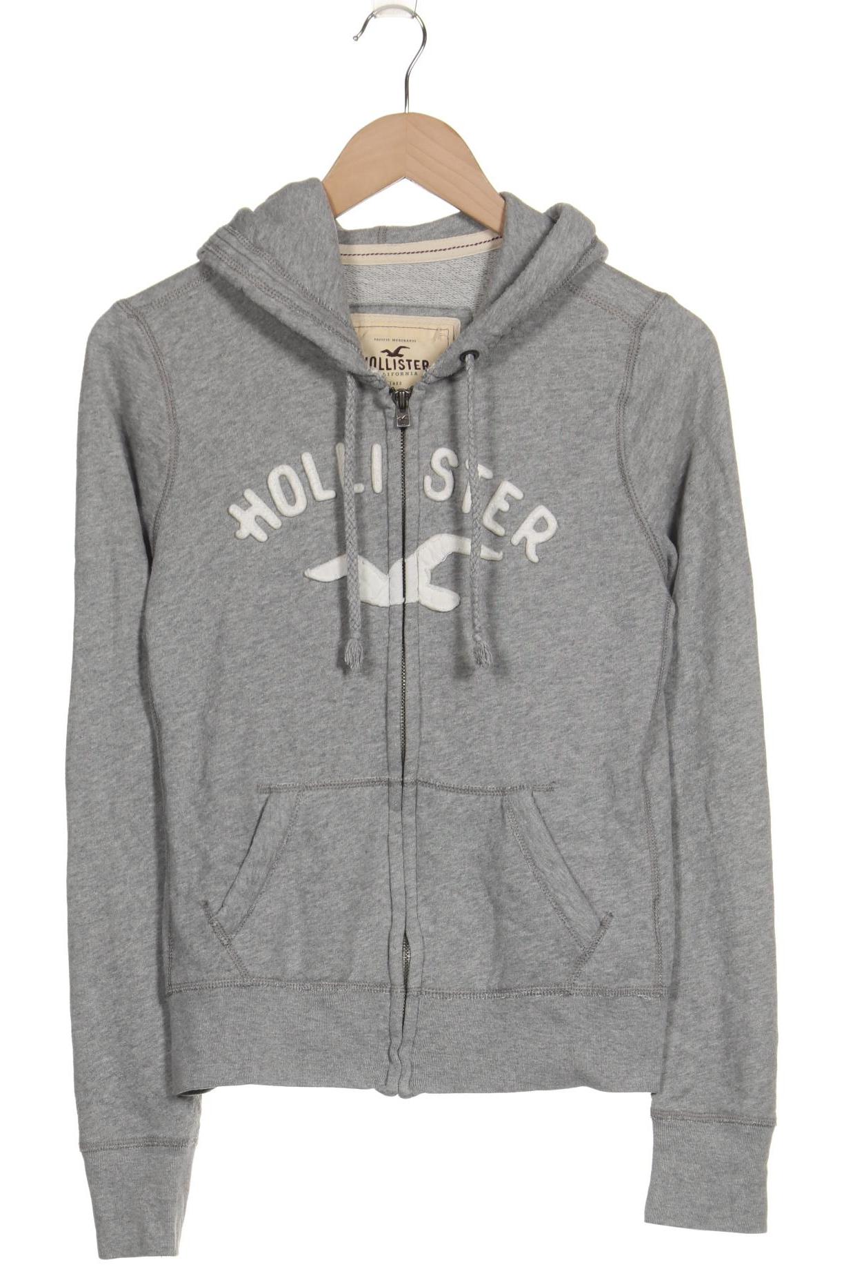 

Hollister Damen Kapuzenpullover, grau, Gr. 38