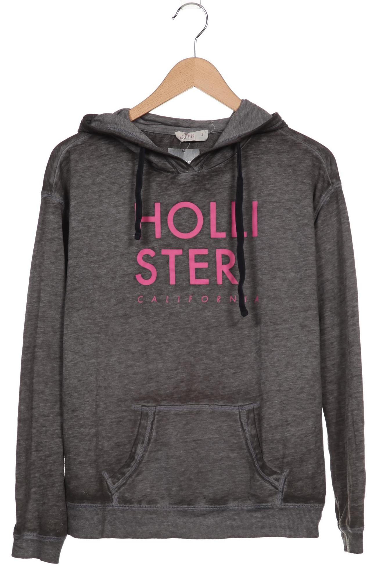 

Hollister Damen Kapuzenpullover, grau, Gr. 36